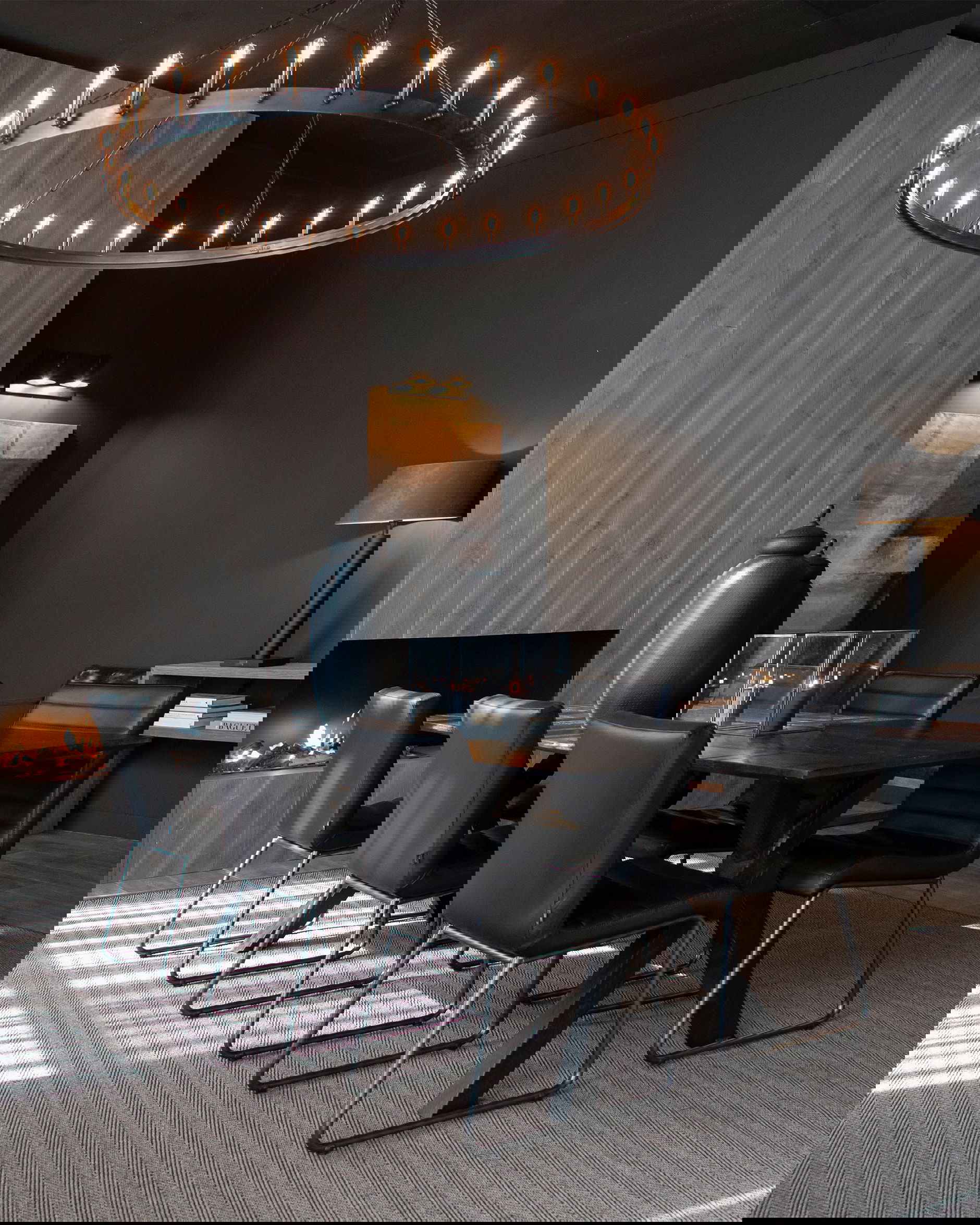 Sabina Dining Chair Black / Taupe