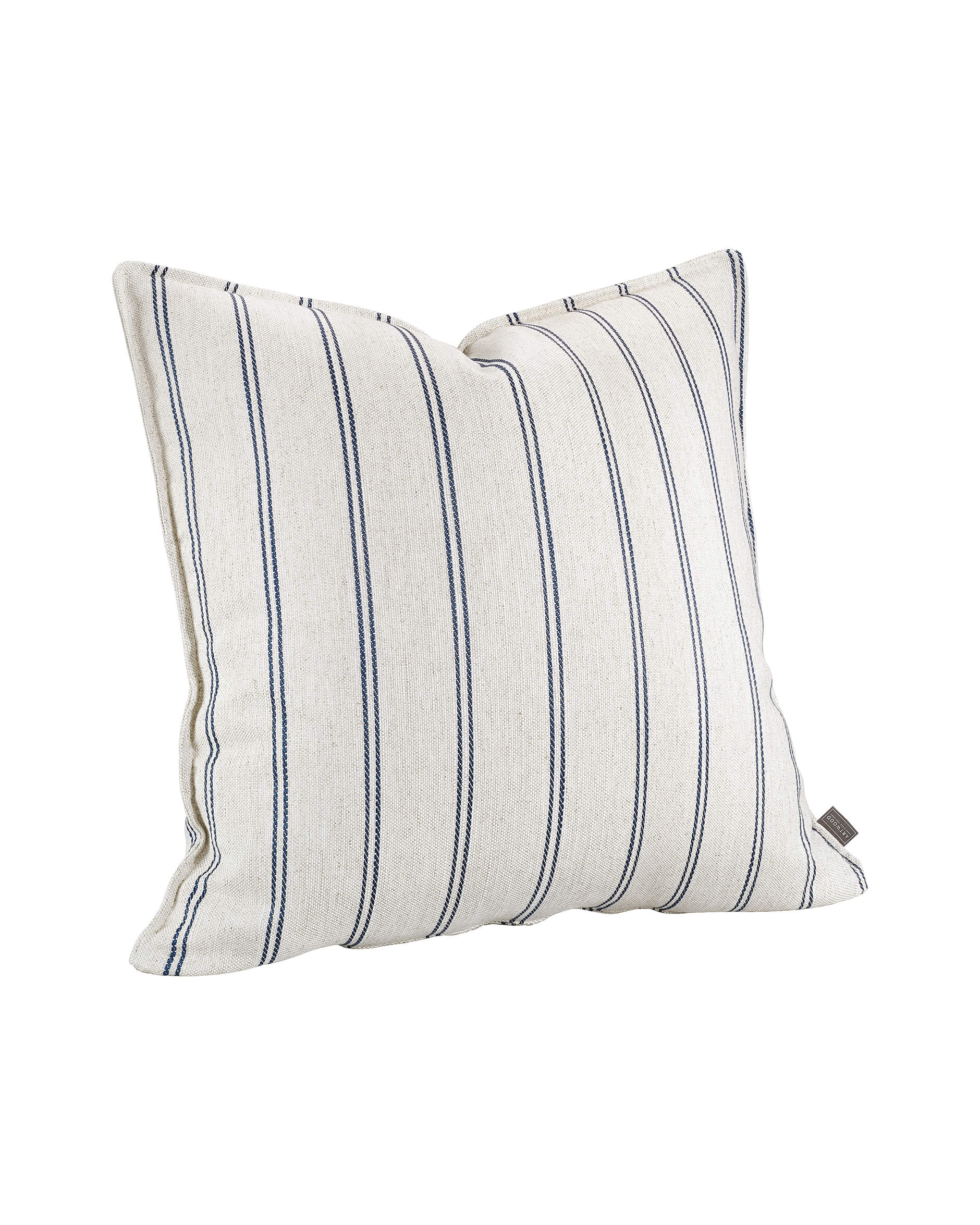 Lotus Stripe Cushion Cover Blue