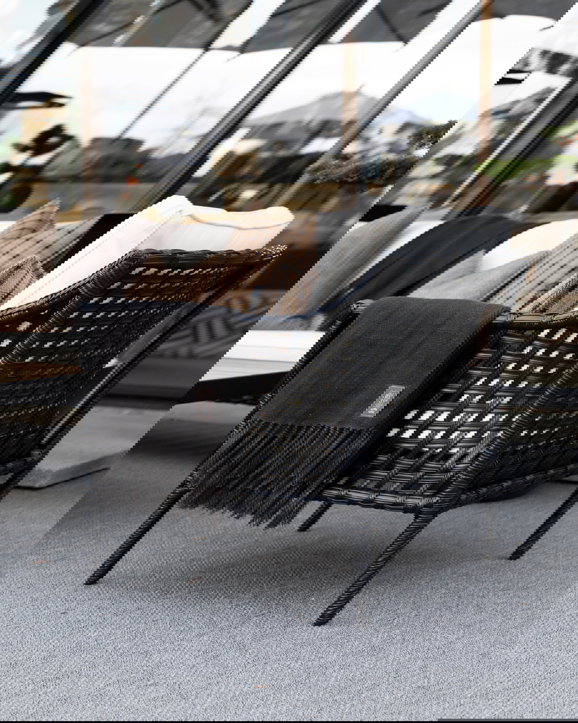 Santa Monica Armchair Black