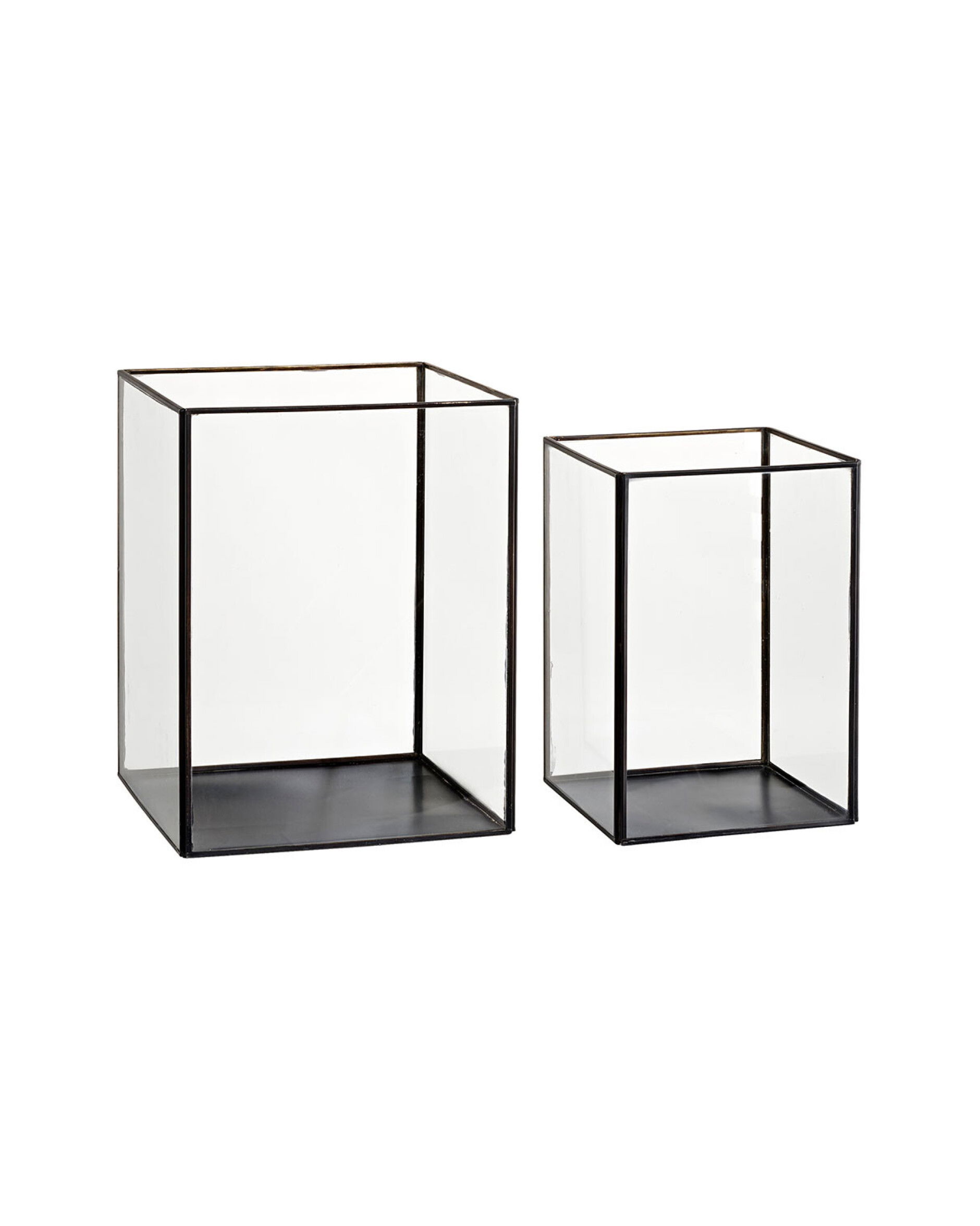 Lausanne Lantern Black Set Of 2