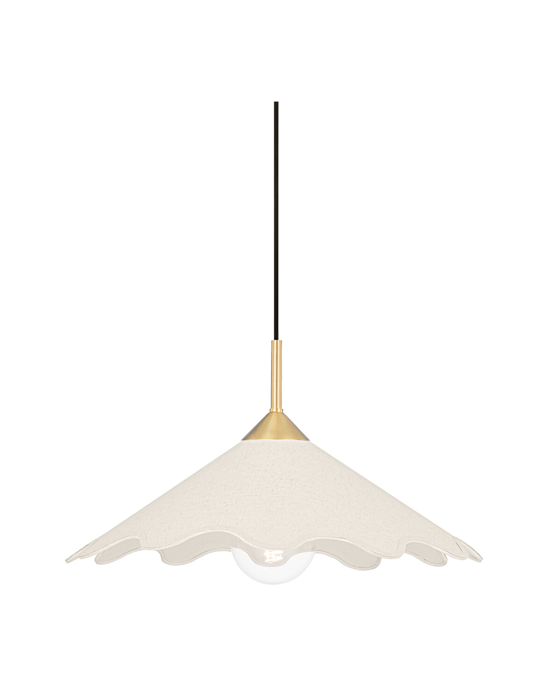 Sodsai taklampe antikk messing