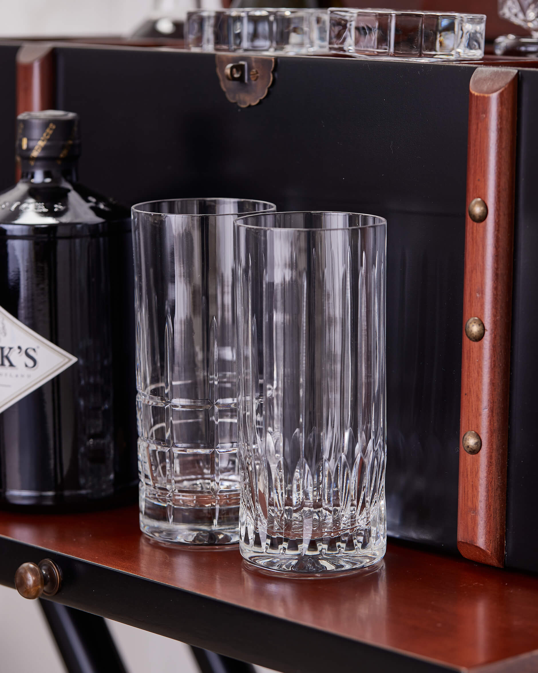 JFK highballglas kristall 6-pack