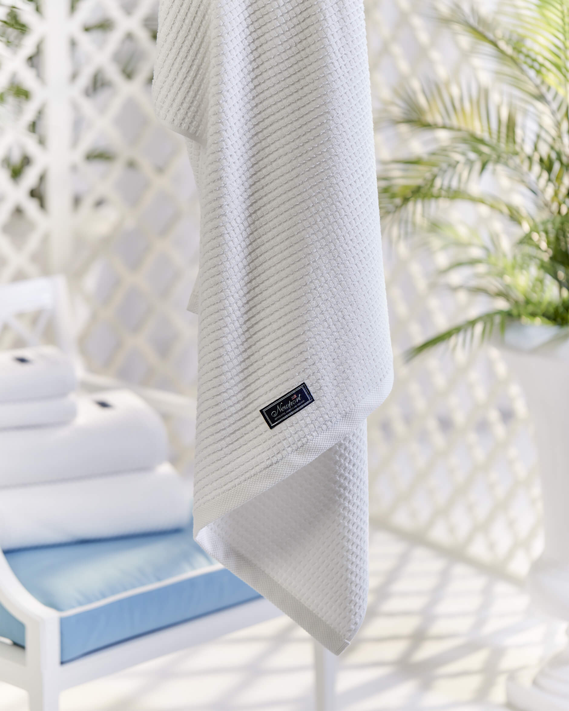 Fisher Island handduk vit