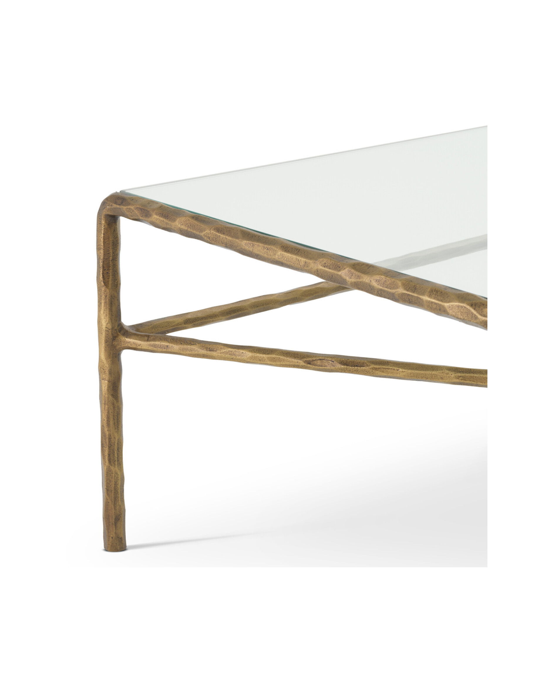 Xandria-sohvapöytä antiikkimessinki