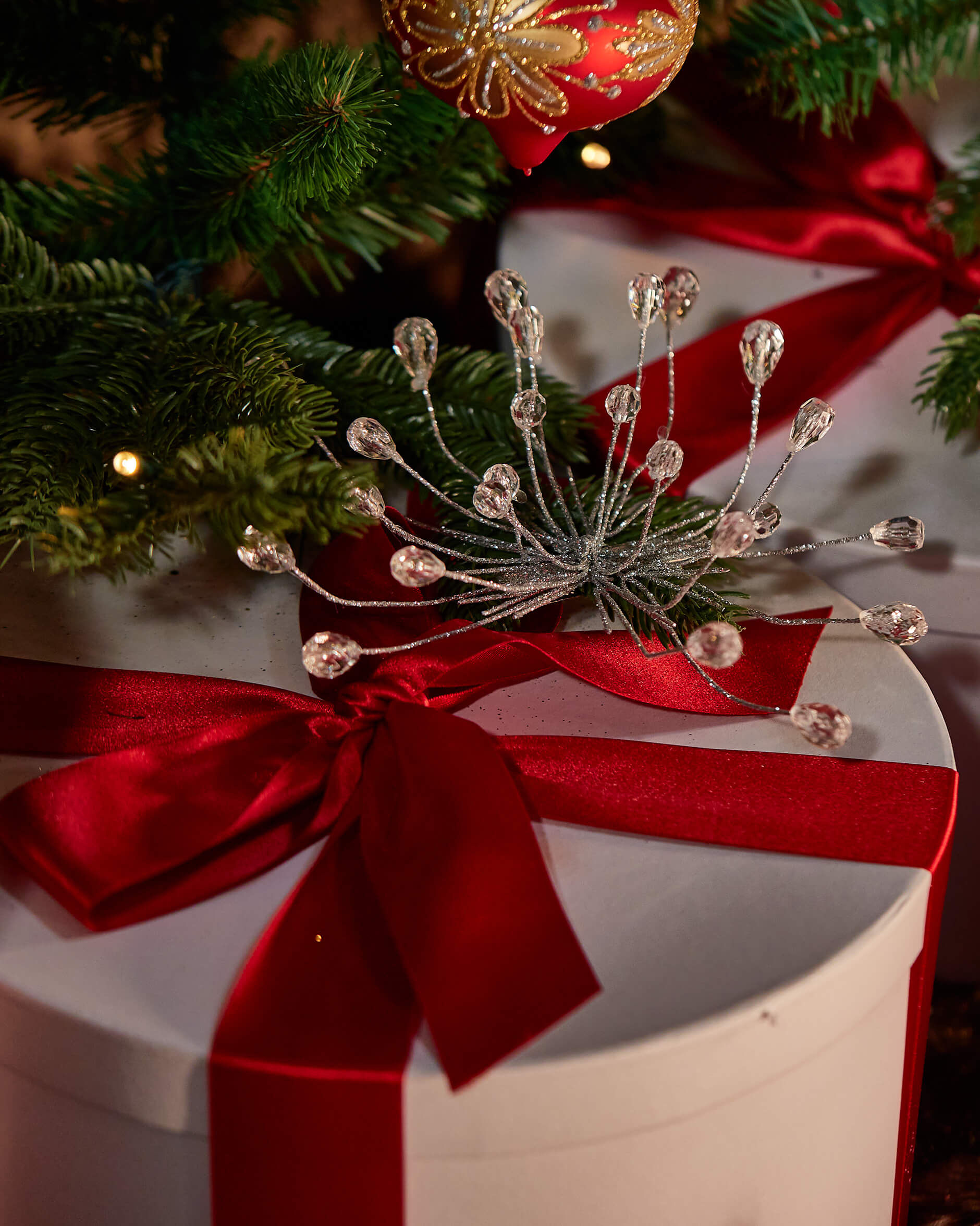 Kayden julgransdekoration clip silver