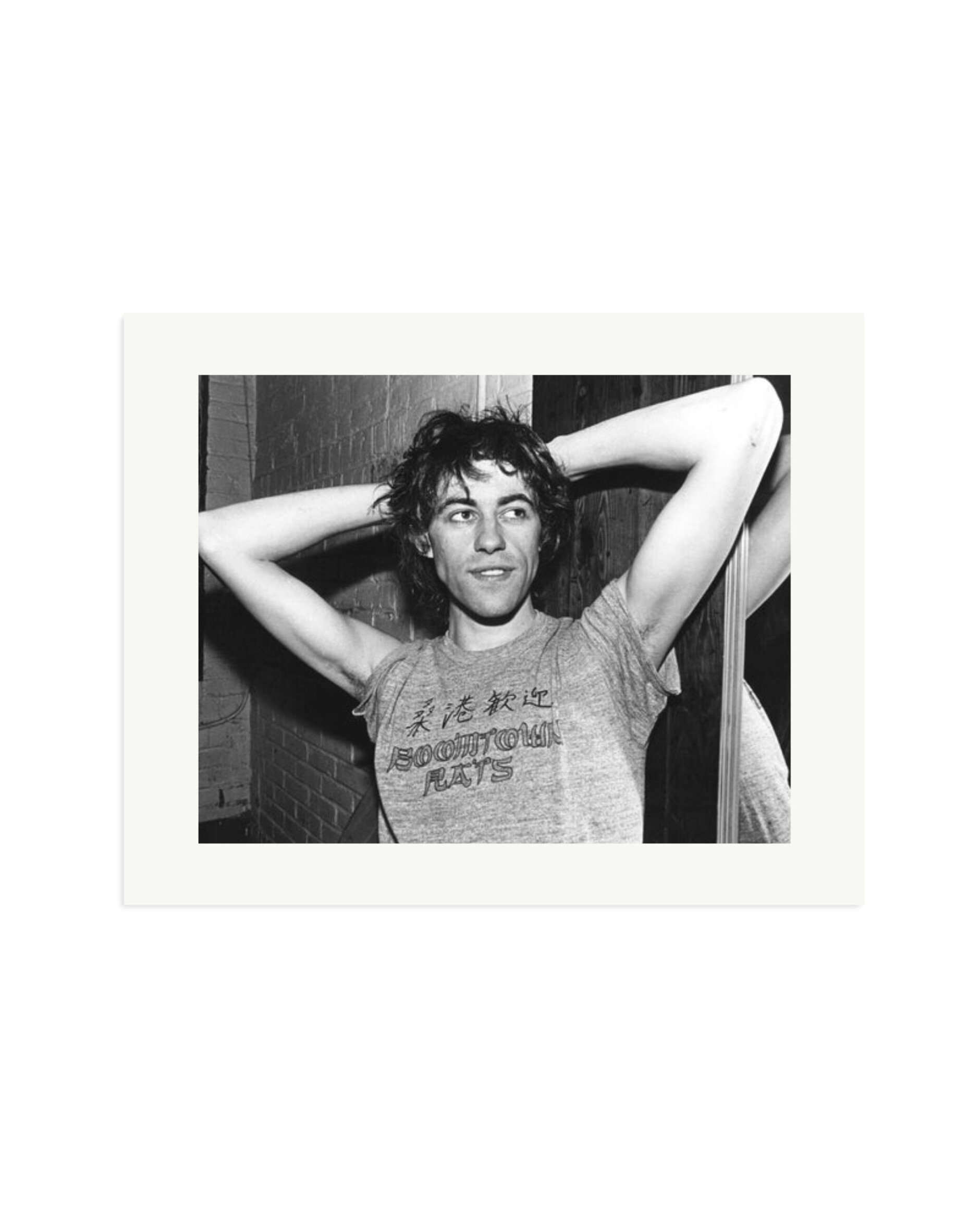 Bob Geldof Backstage 1979 Print Only / XL