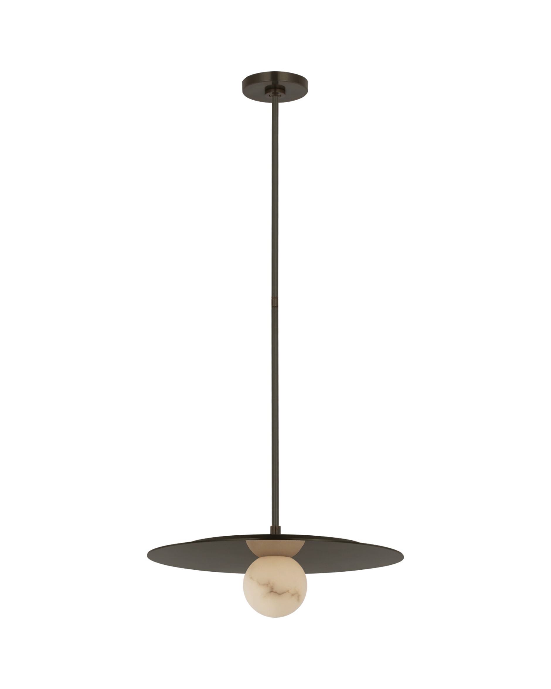 Pertica 18" Disc Pendant Mirrored Bronze