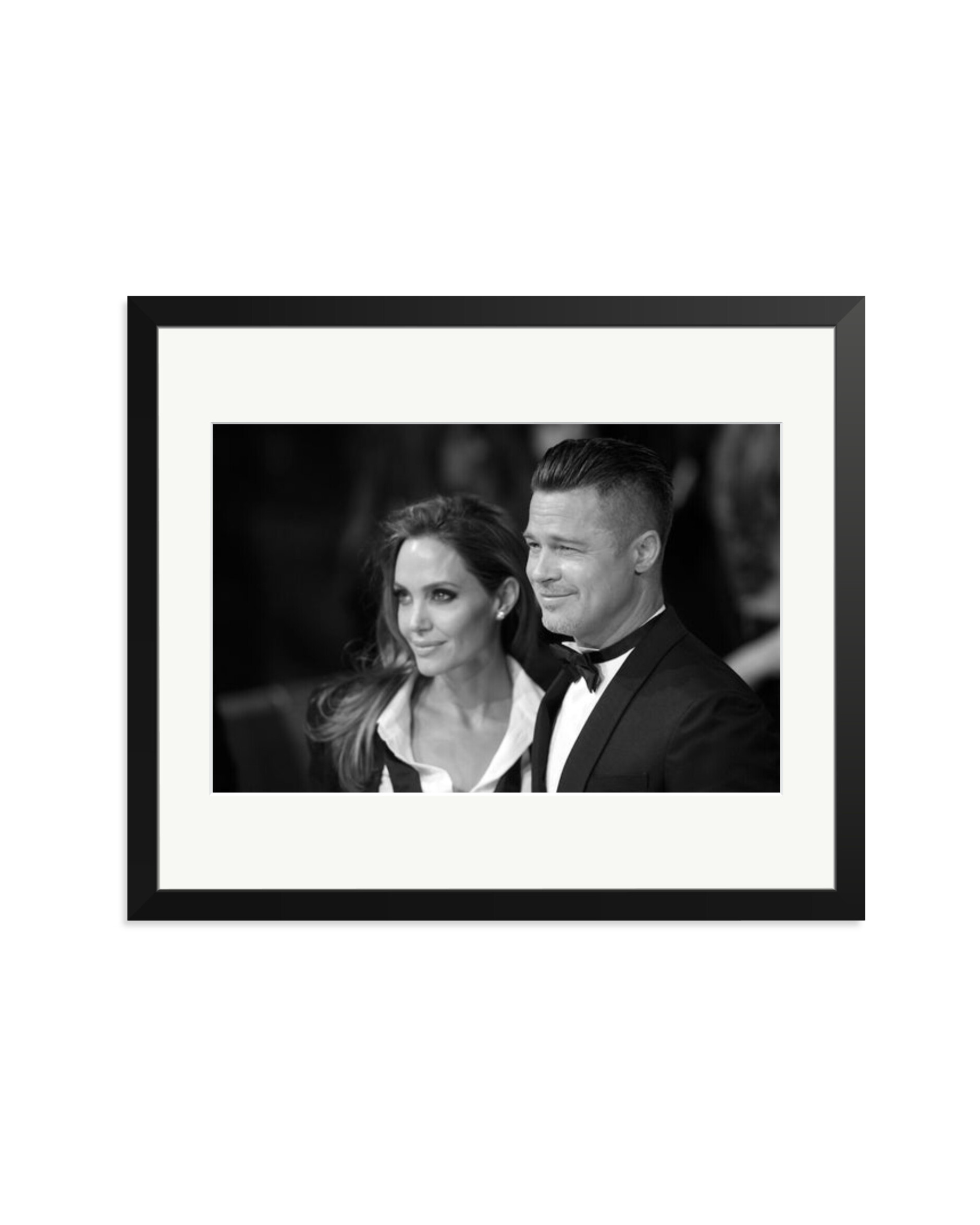 Brad Pitt and Angelina Jolie Black / Large