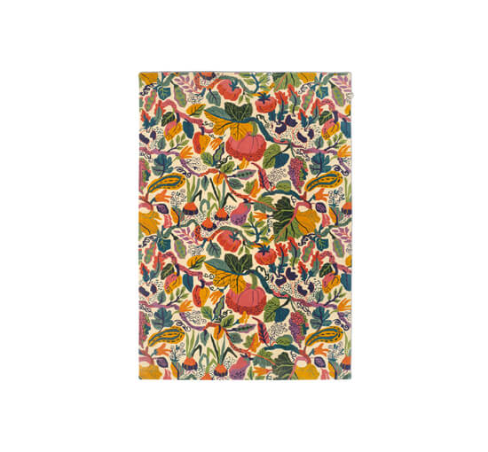 Heritage Garden vloerkleed Cream Multi