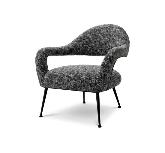 Cambon Black - Lombardi Chair Mademoiselle Beige