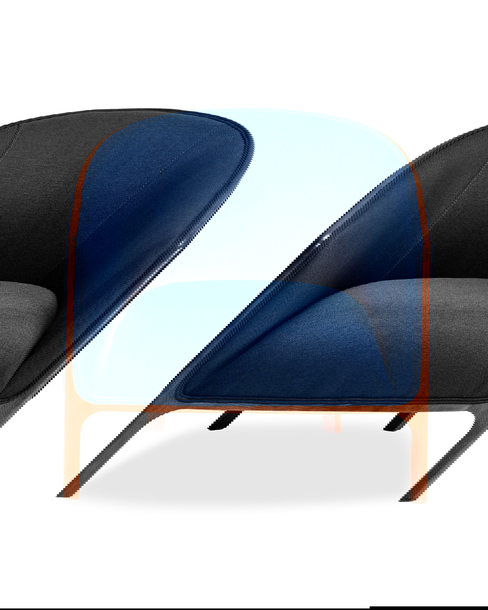 Ryder fåtölj indigo