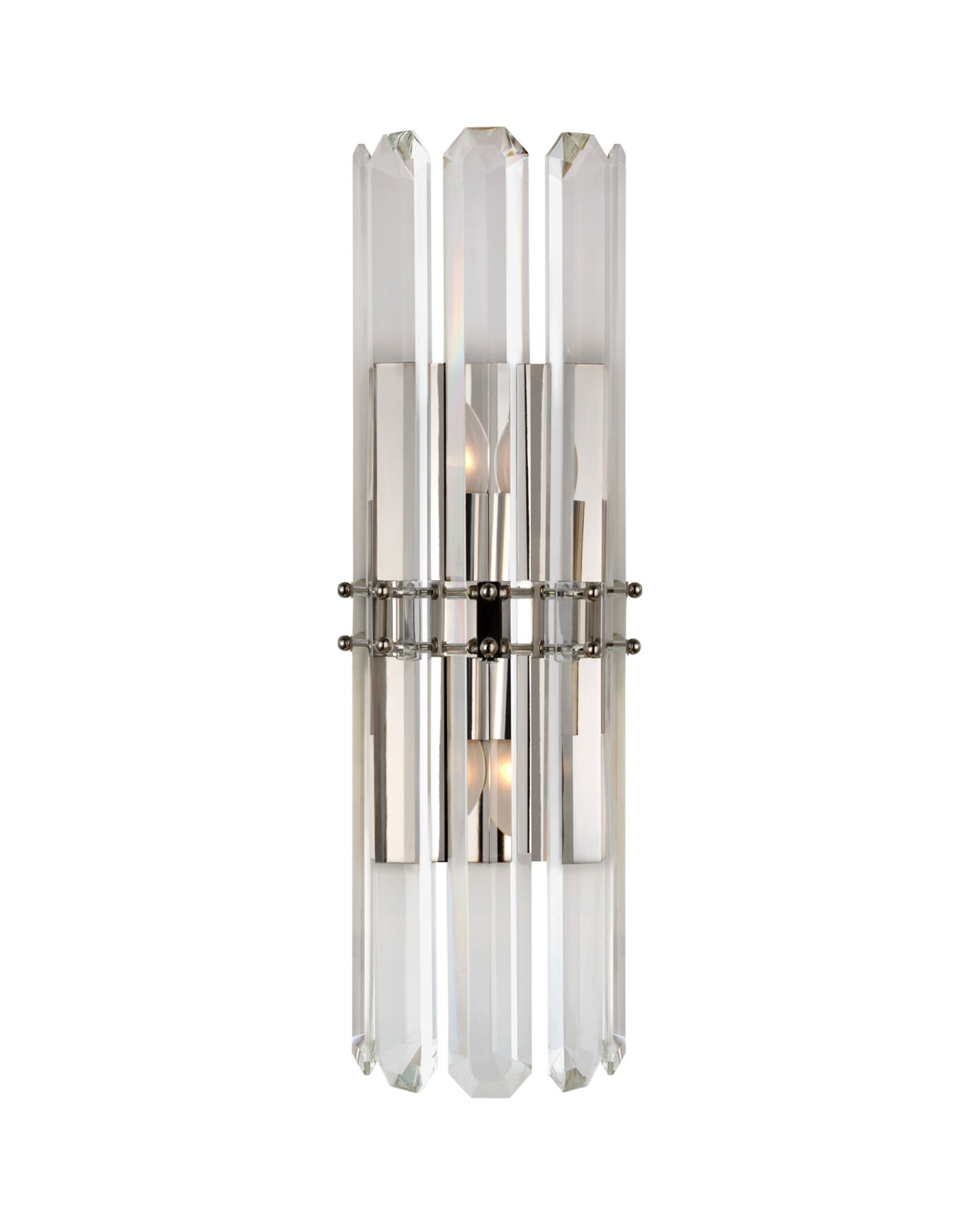 Bonnington Tall vägglampa nickel