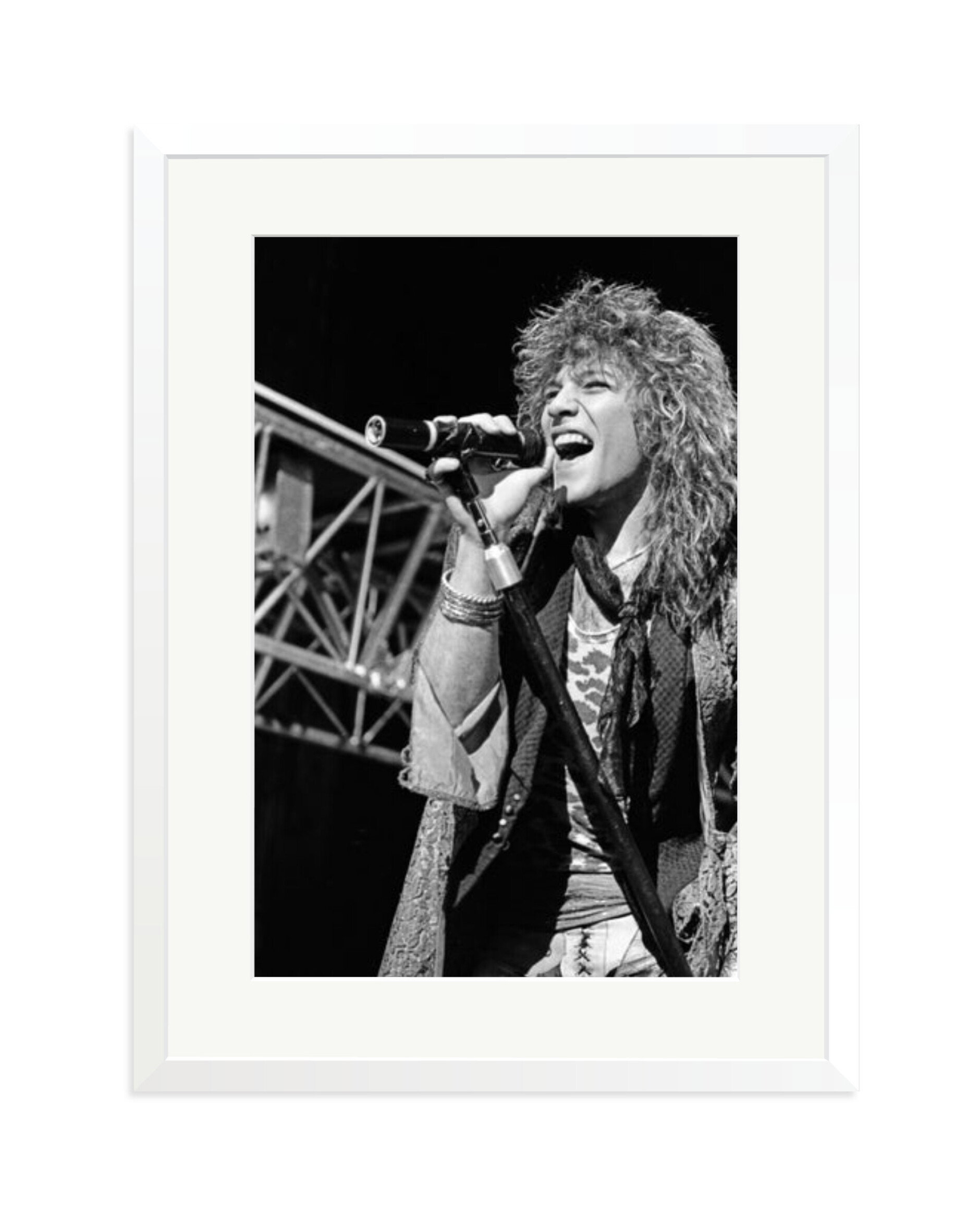 Jon Bon Jovi at the Blossom Music Center White / XL