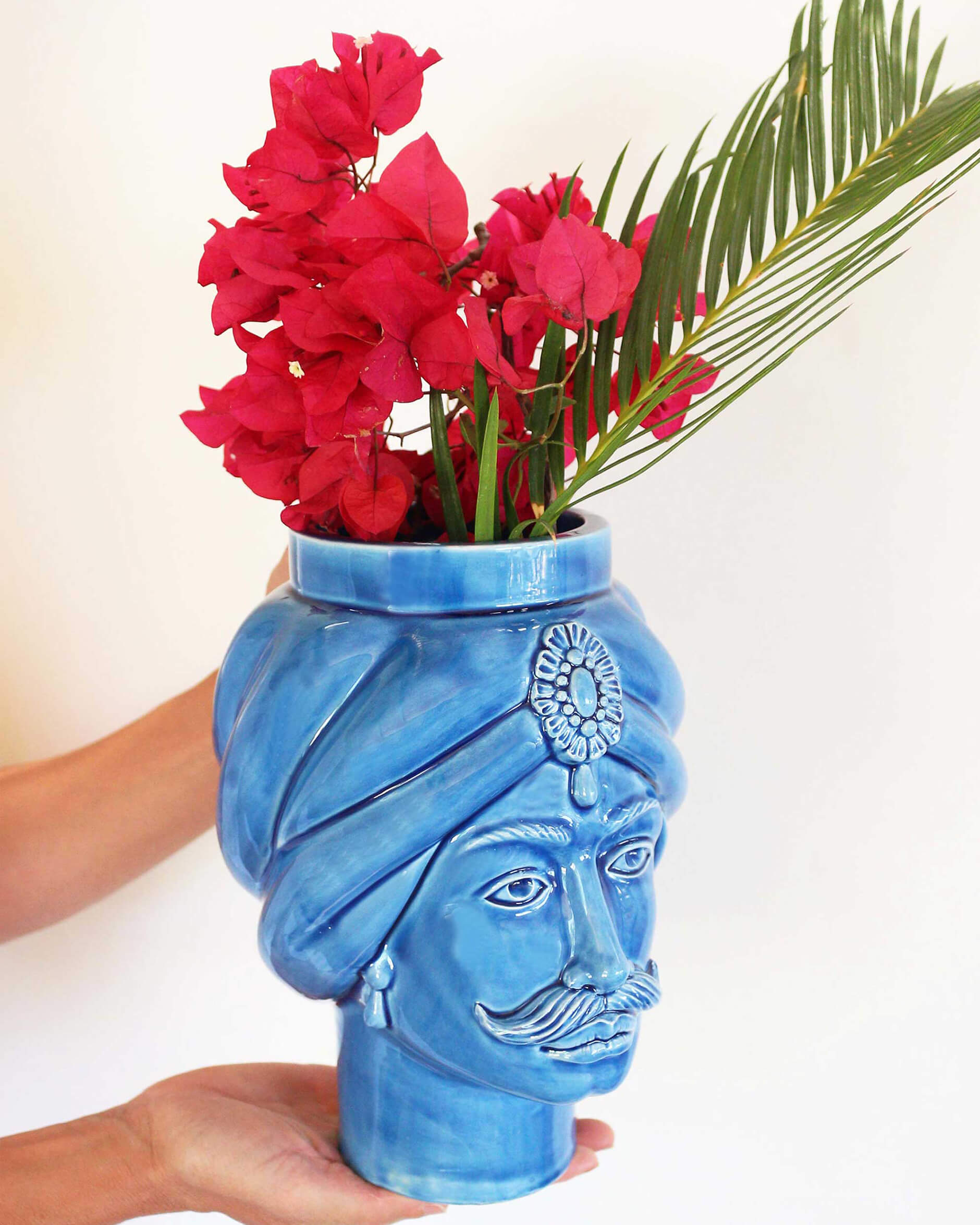 Testa di Moro uomo blå