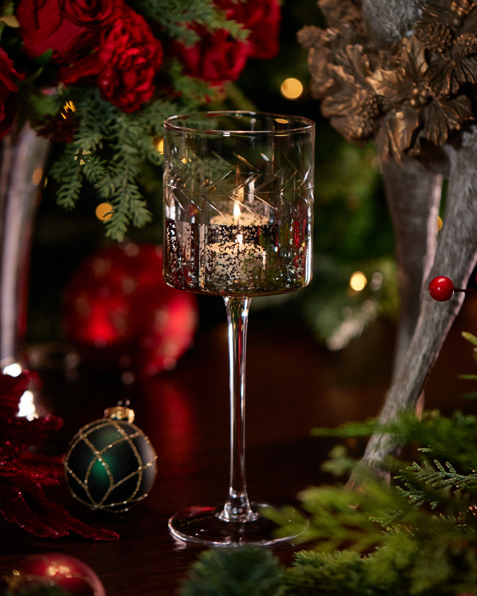 Artesia-kynttilälyhty, kulta 20cm