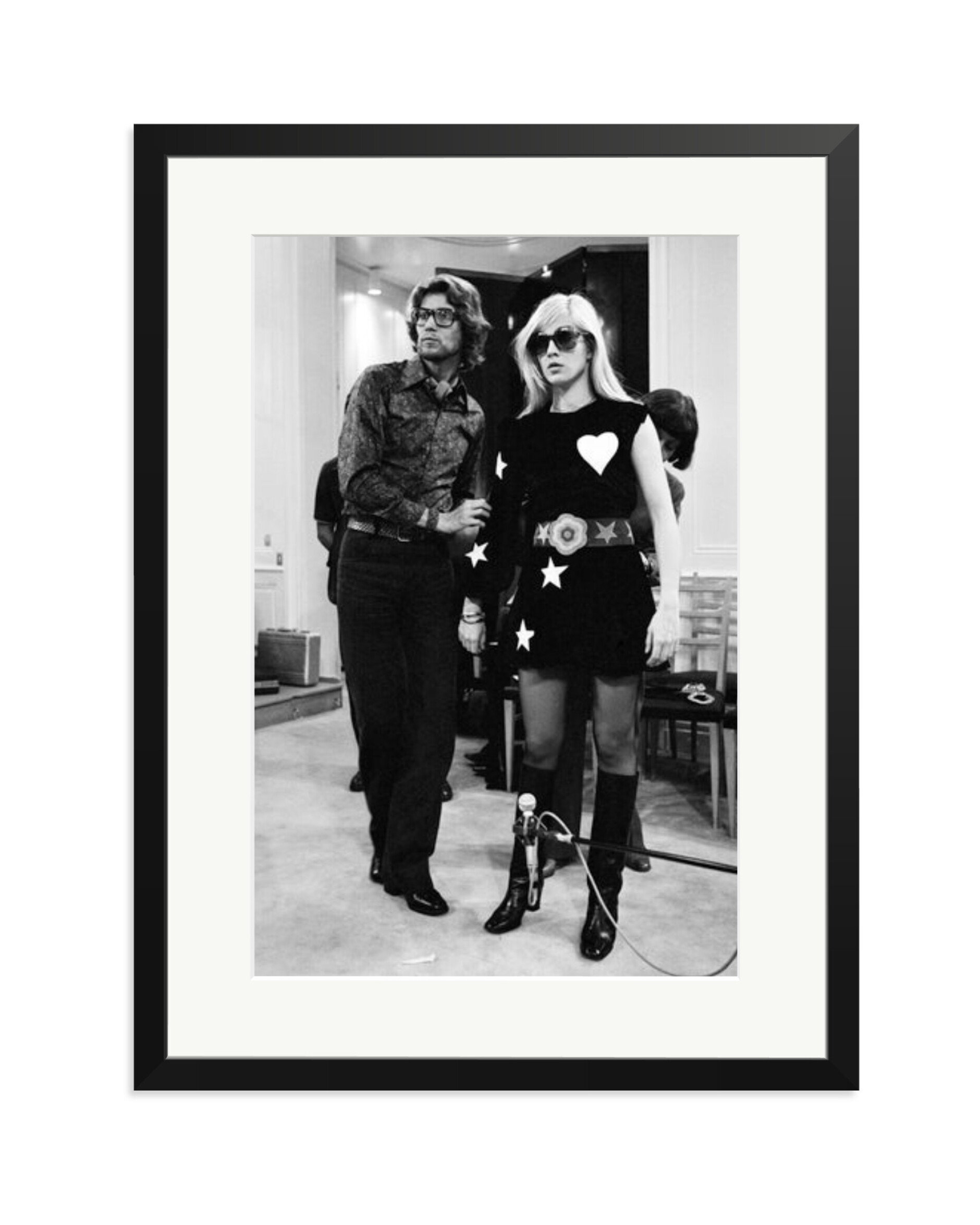 Sylvie Vartan at Yves Saint Laurent Black / XL