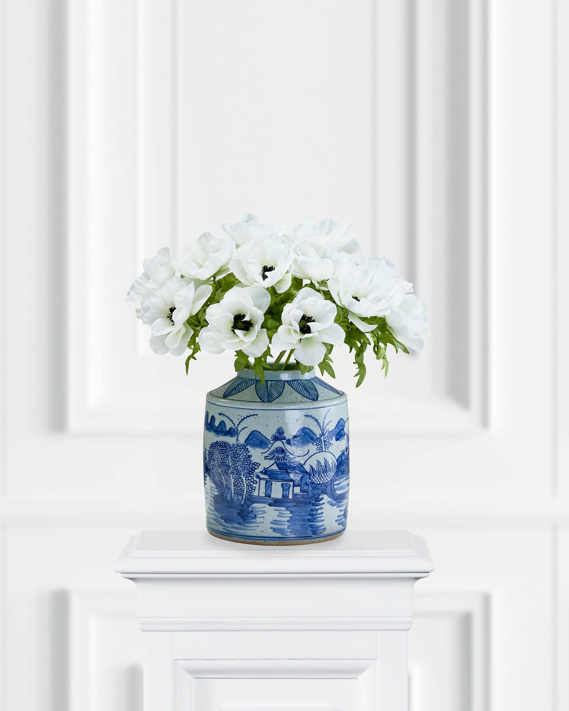 Anemon snittblomma vit