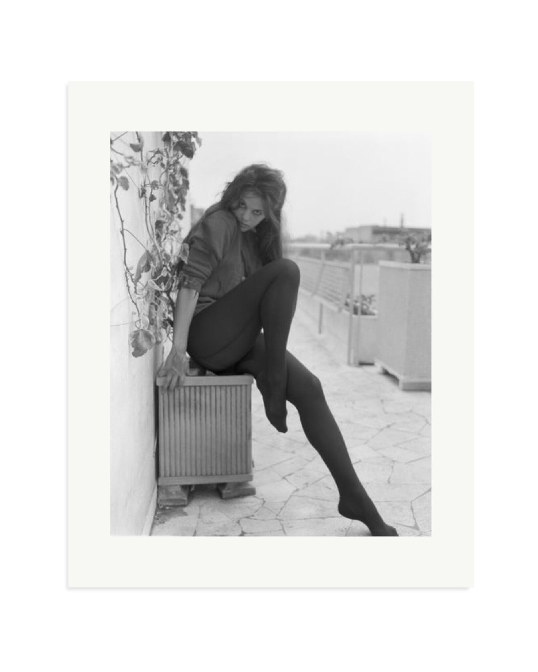 Cardinale Posing in Rome Print Only / XL