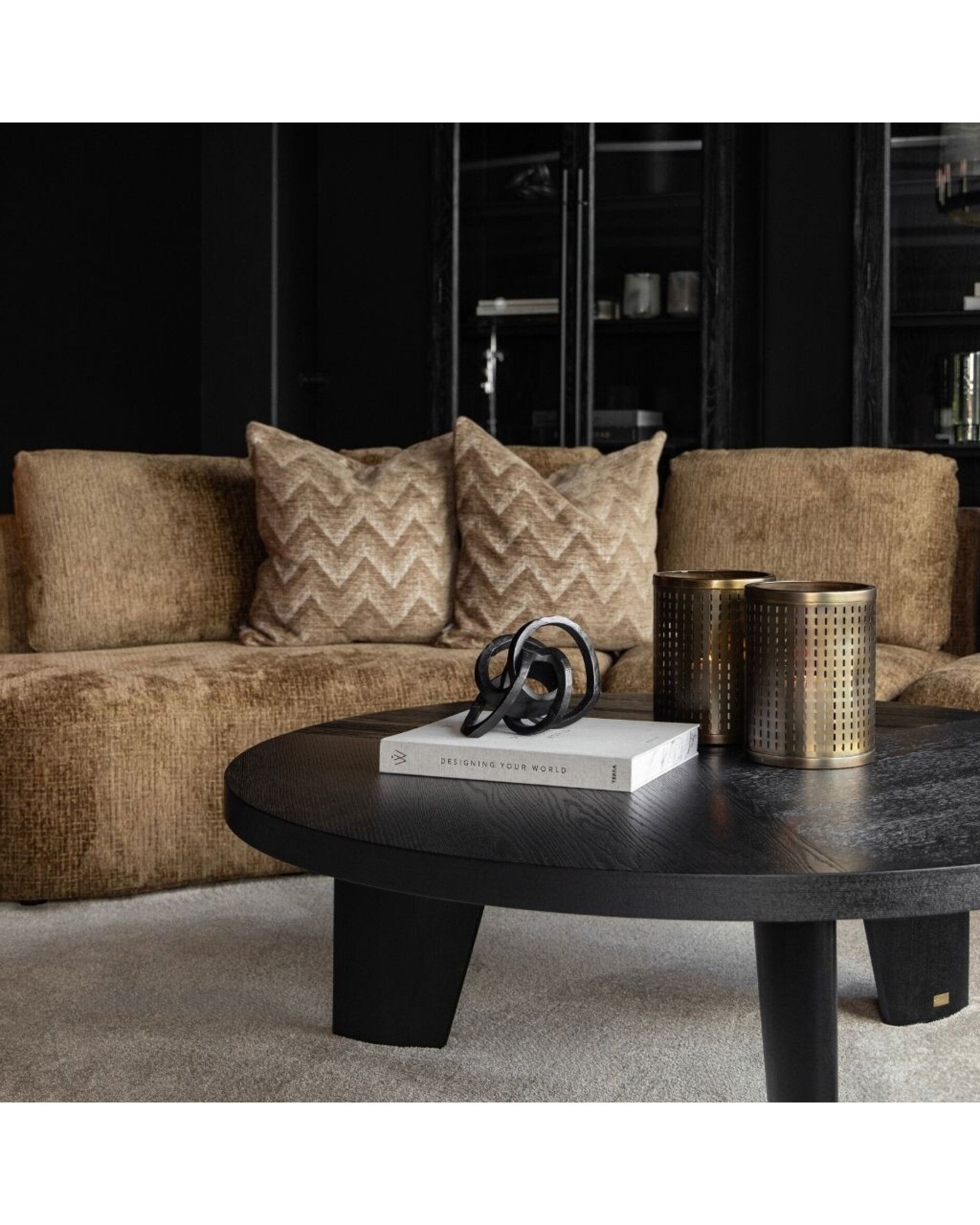 Armando ljuslykta antik mässing