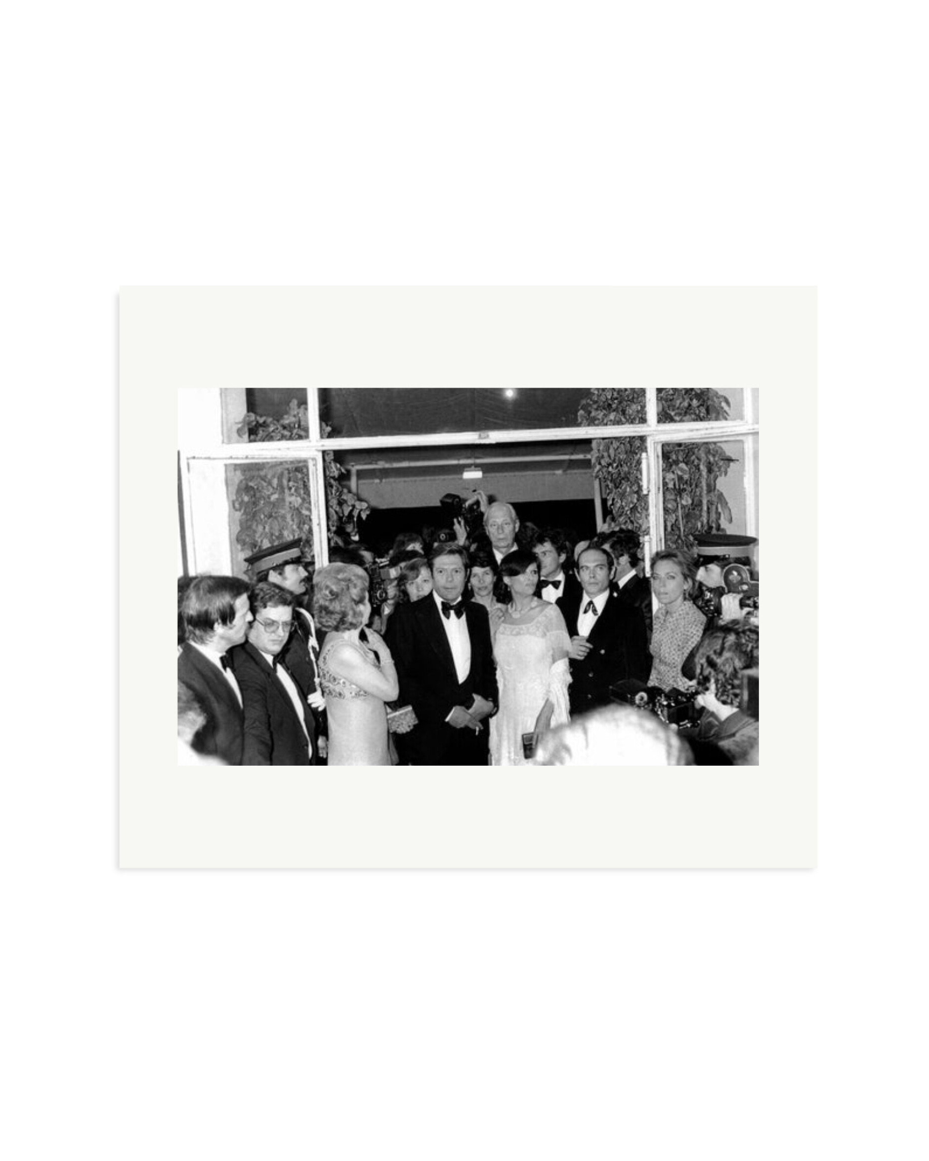 Mastroianni and Cardinale in Cannes Print Only / Large