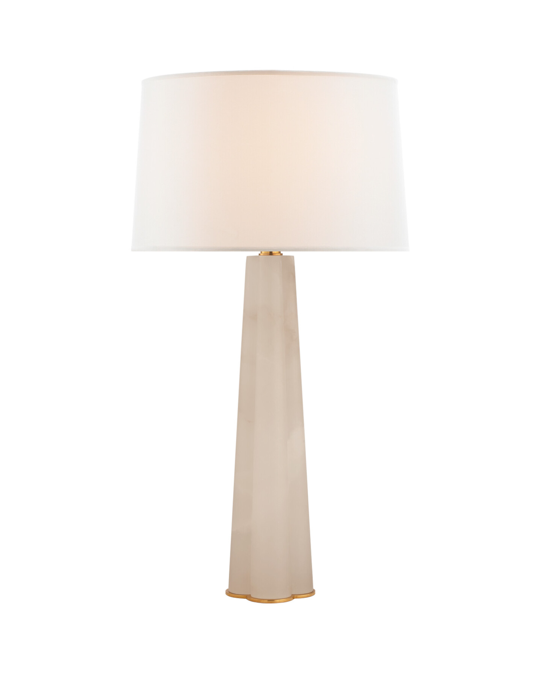 Adeline Large Quatrefoil Table Lamp Alabaster
