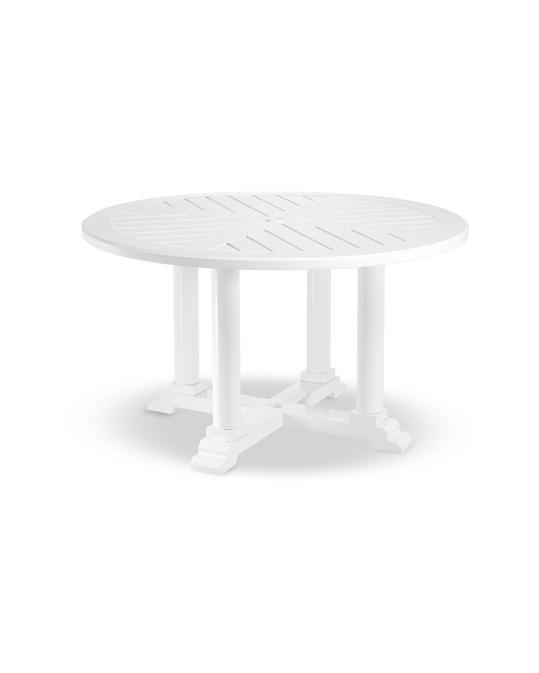 Bell Rive matbord runt vit