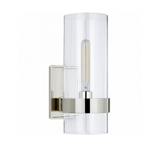 null - Presidio Small Sconce Polished Nickel