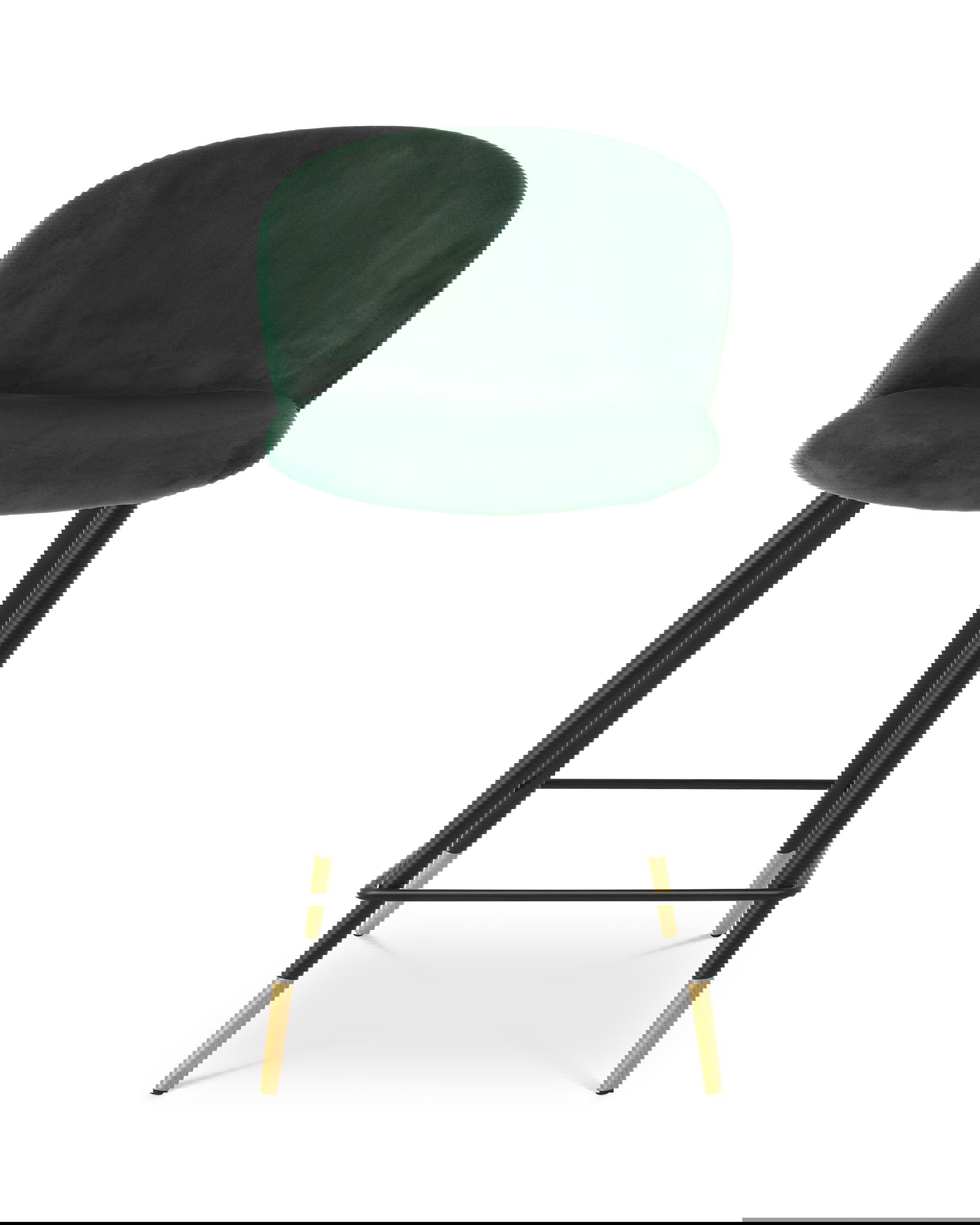 Volante barstol roche dark green velvet