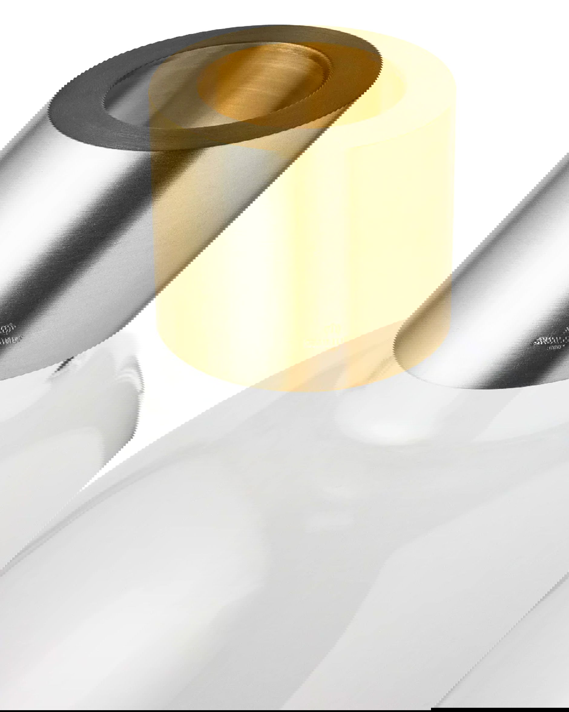 Damejeanne vas mässing 45cm