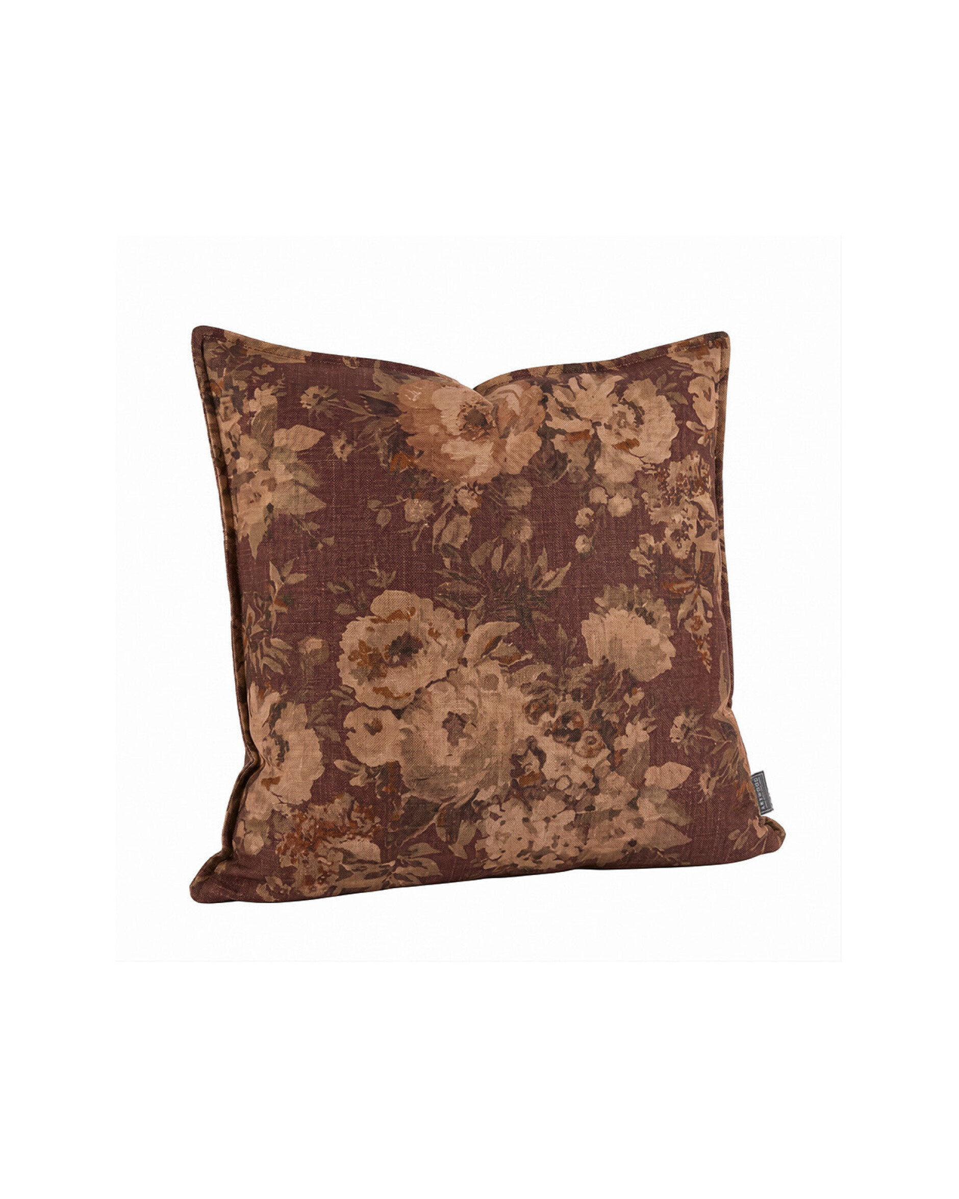 Rosehill cushion cover burgundy flower