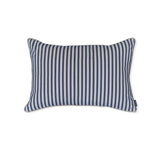 Phebe Ticking kuddfodral navy