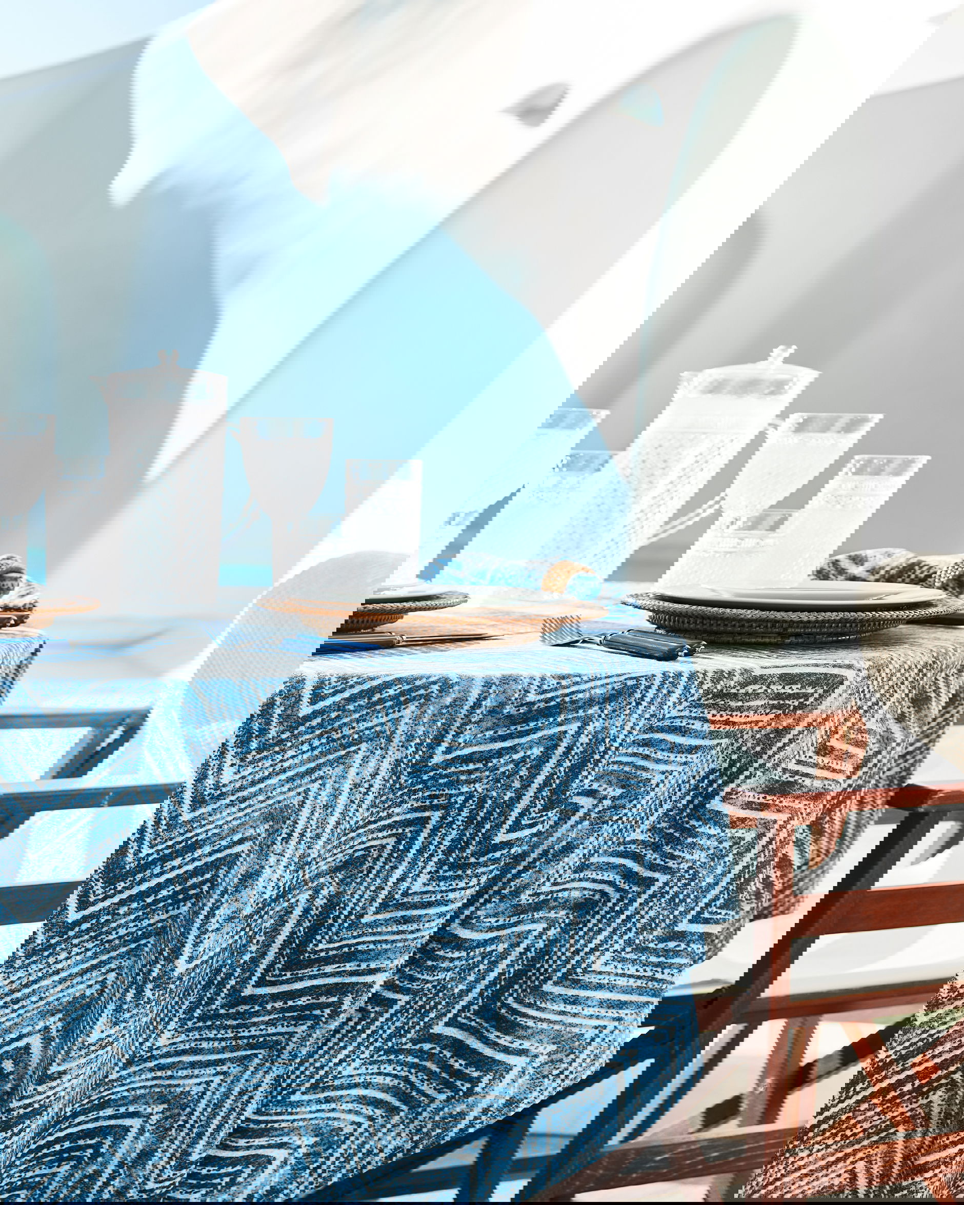 Amalfi bordsduk rund