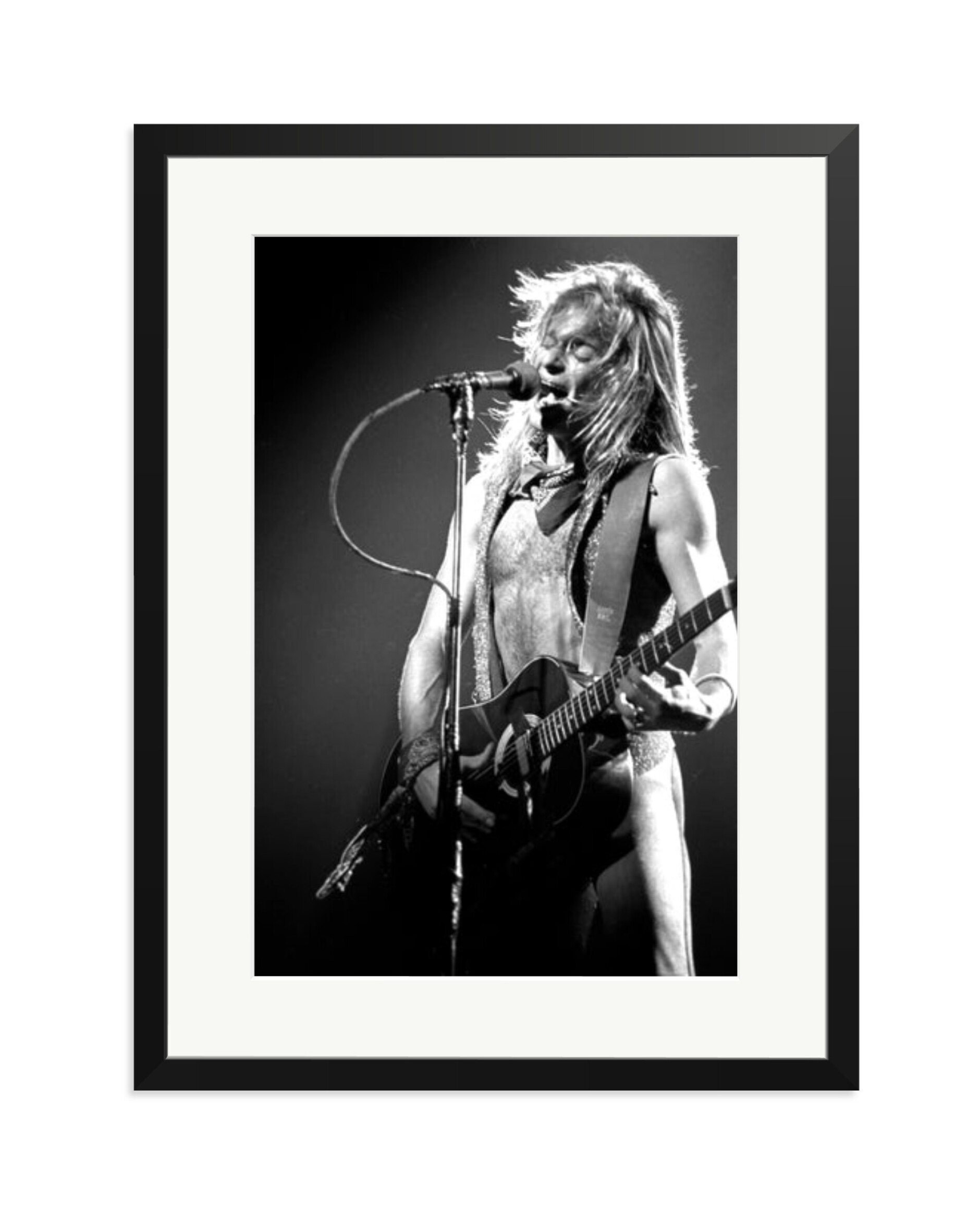 David Lee Roth of Van Halen 1981 Black / XL