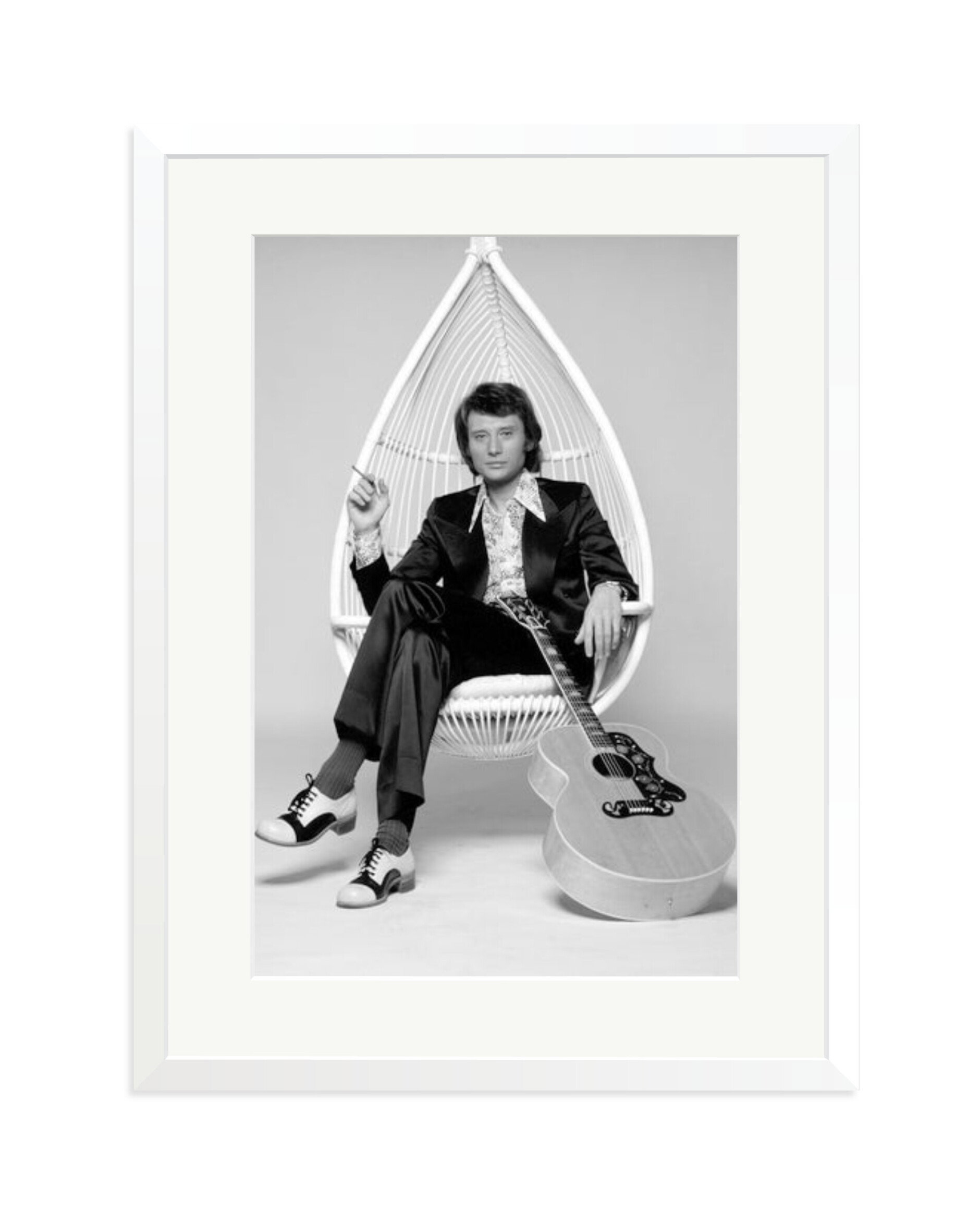 Johnny and his Guitar White / XL