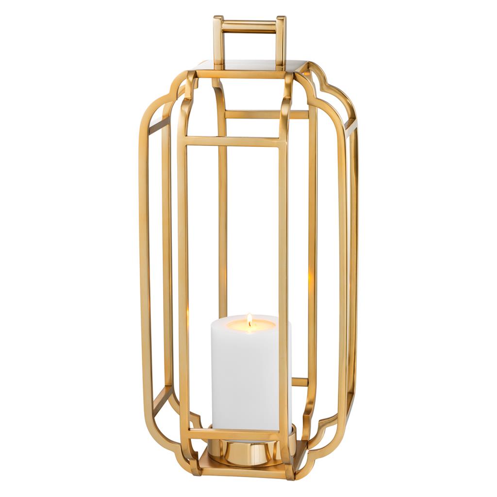 Palisades lykta mässing