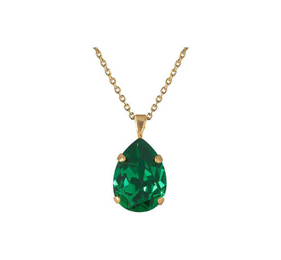 null - Mini Drop halskæde crystal