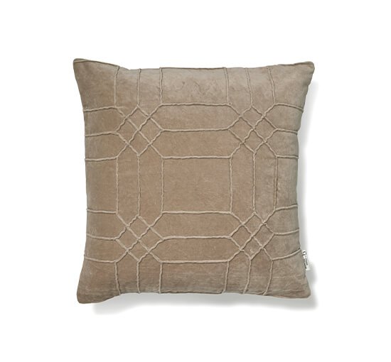 Simply Taupe - Delhi Cushion Cover Bark