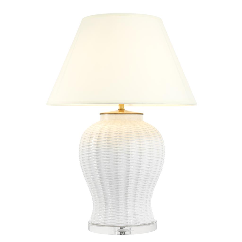 Fort Meyers Table Lamp White