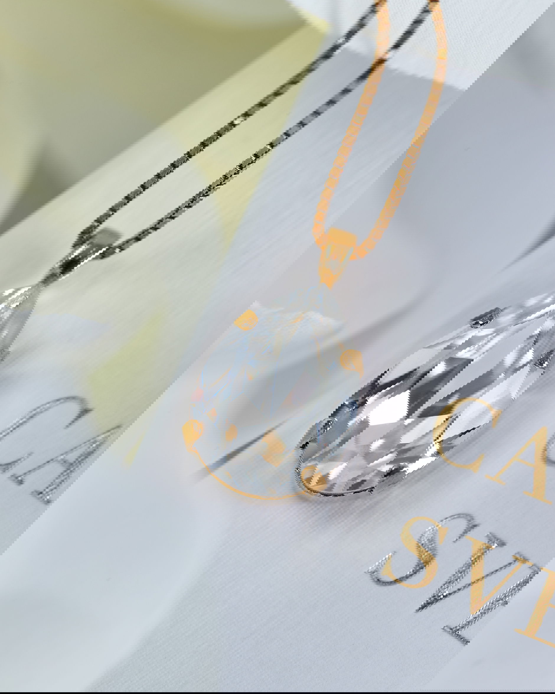 Mini Drop halsband crystal