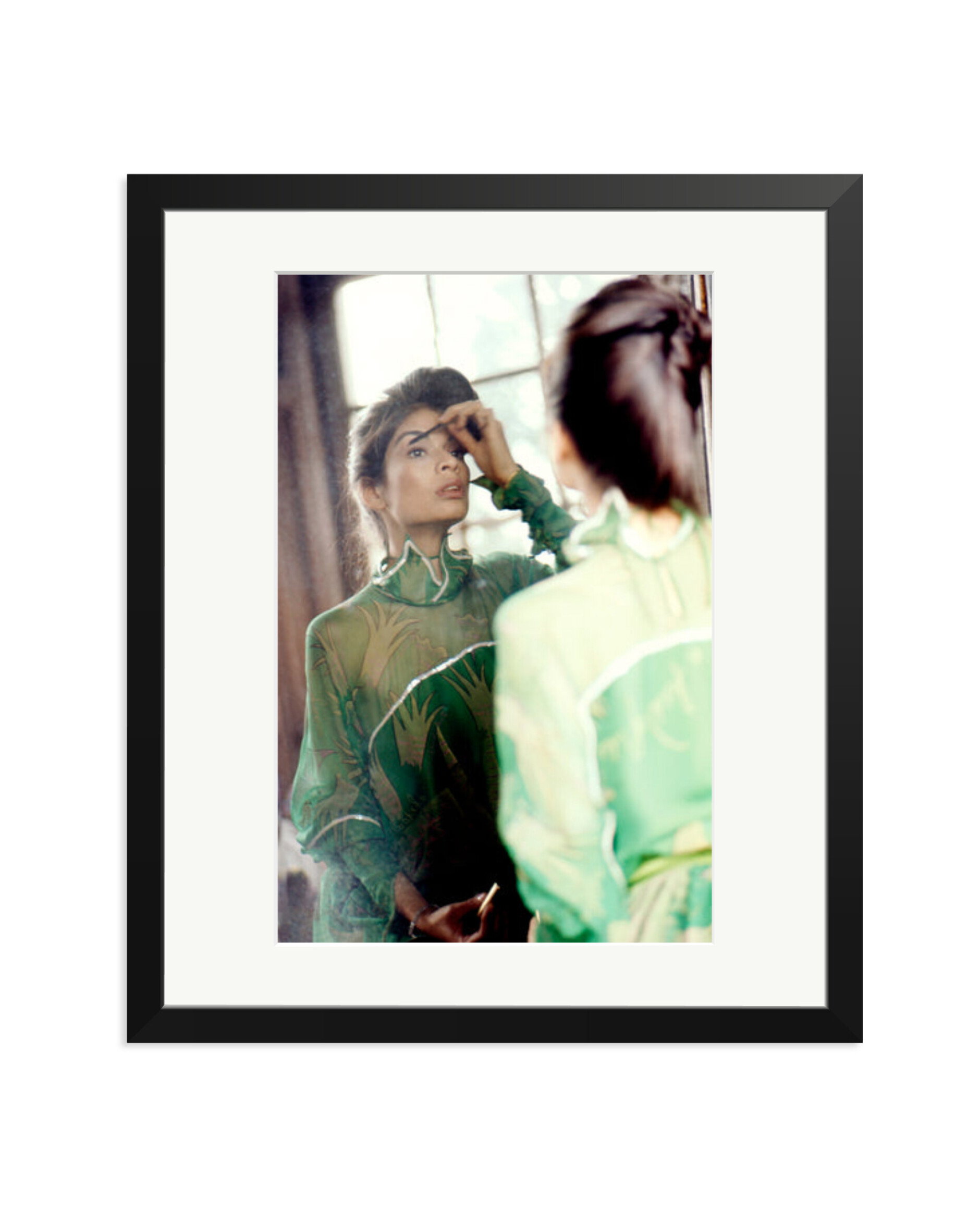 Bianca Jagger in Green Black / Large
