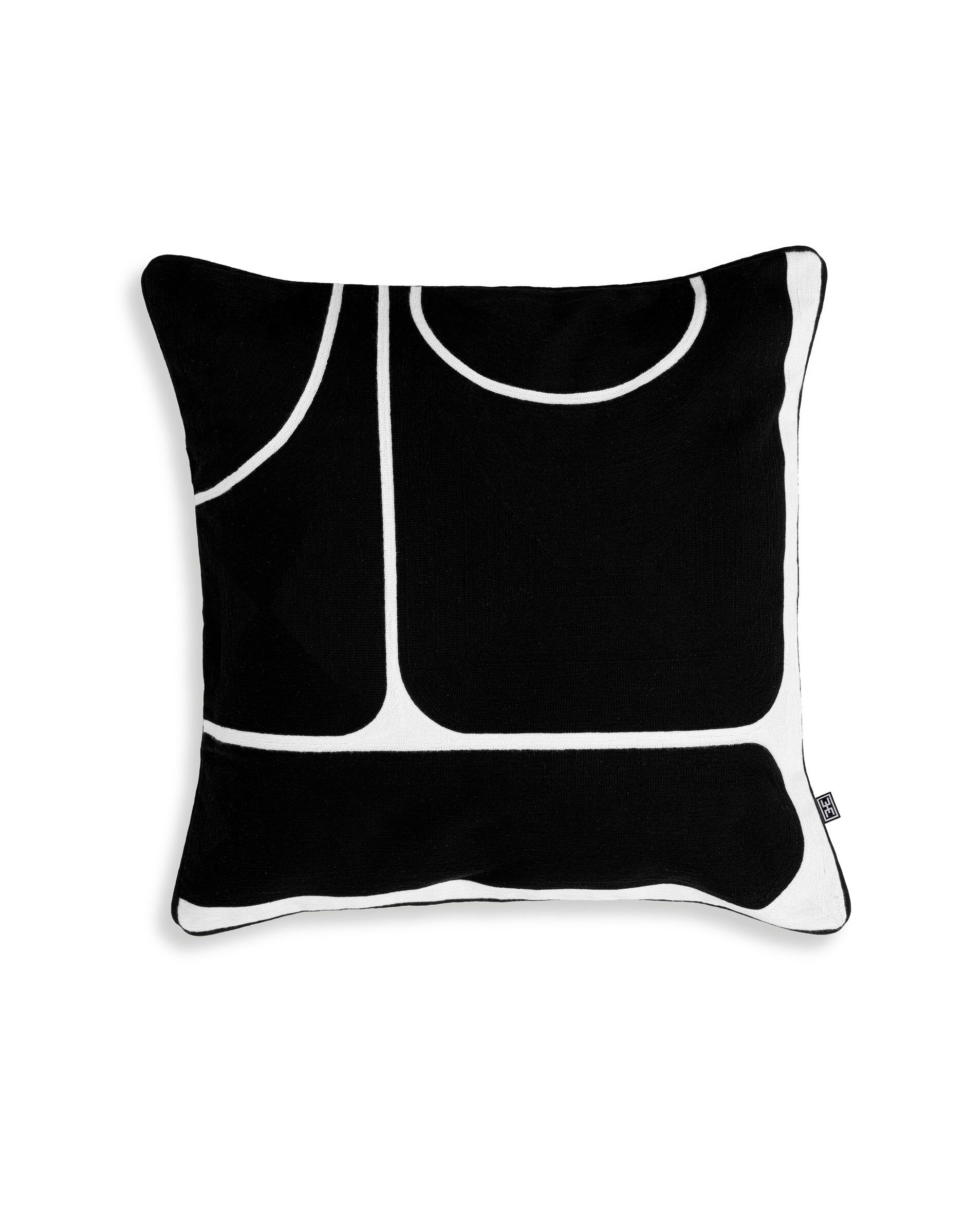 Sabrosa Cushion Black/White