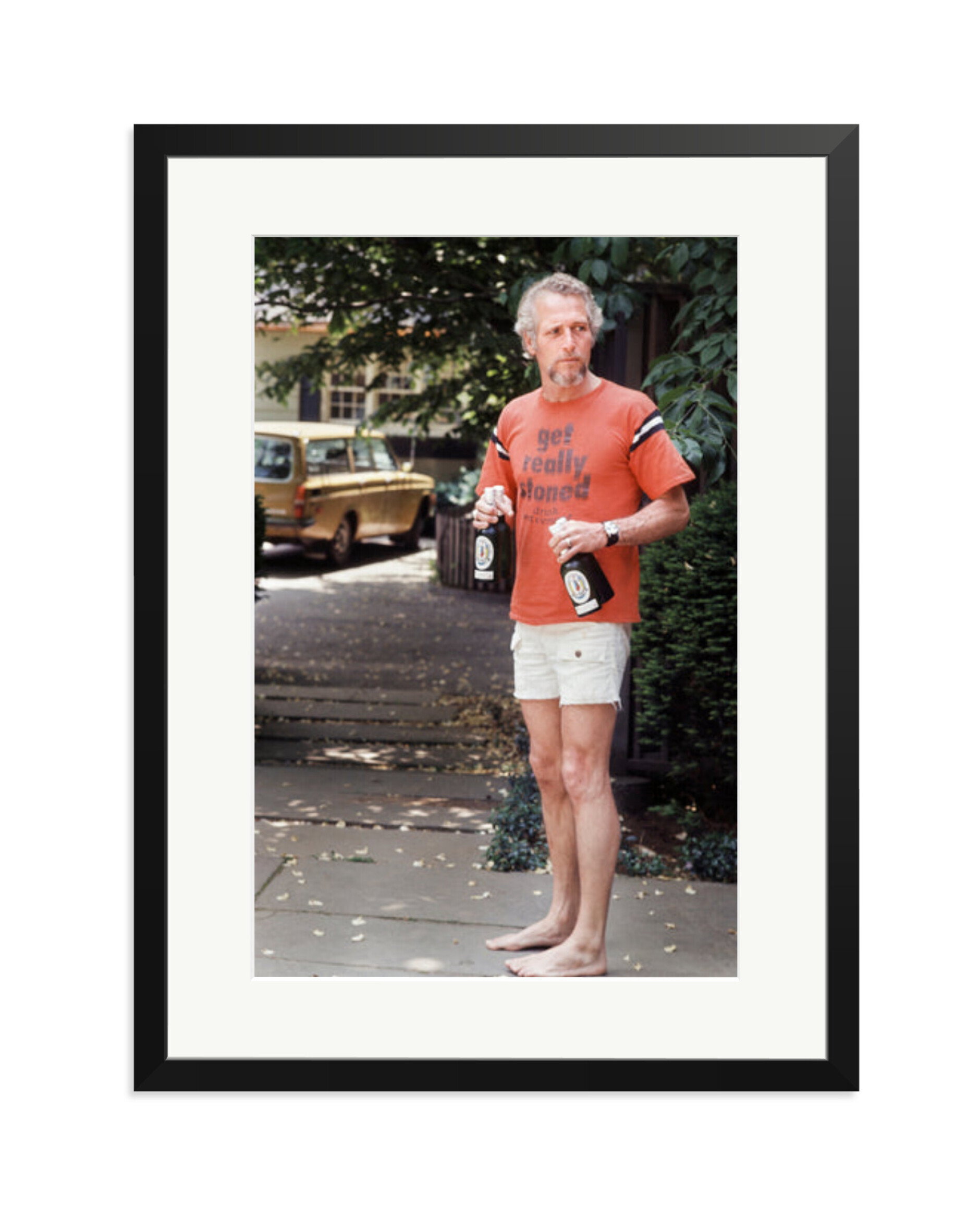 Paul Newman at His Home Black / XL
