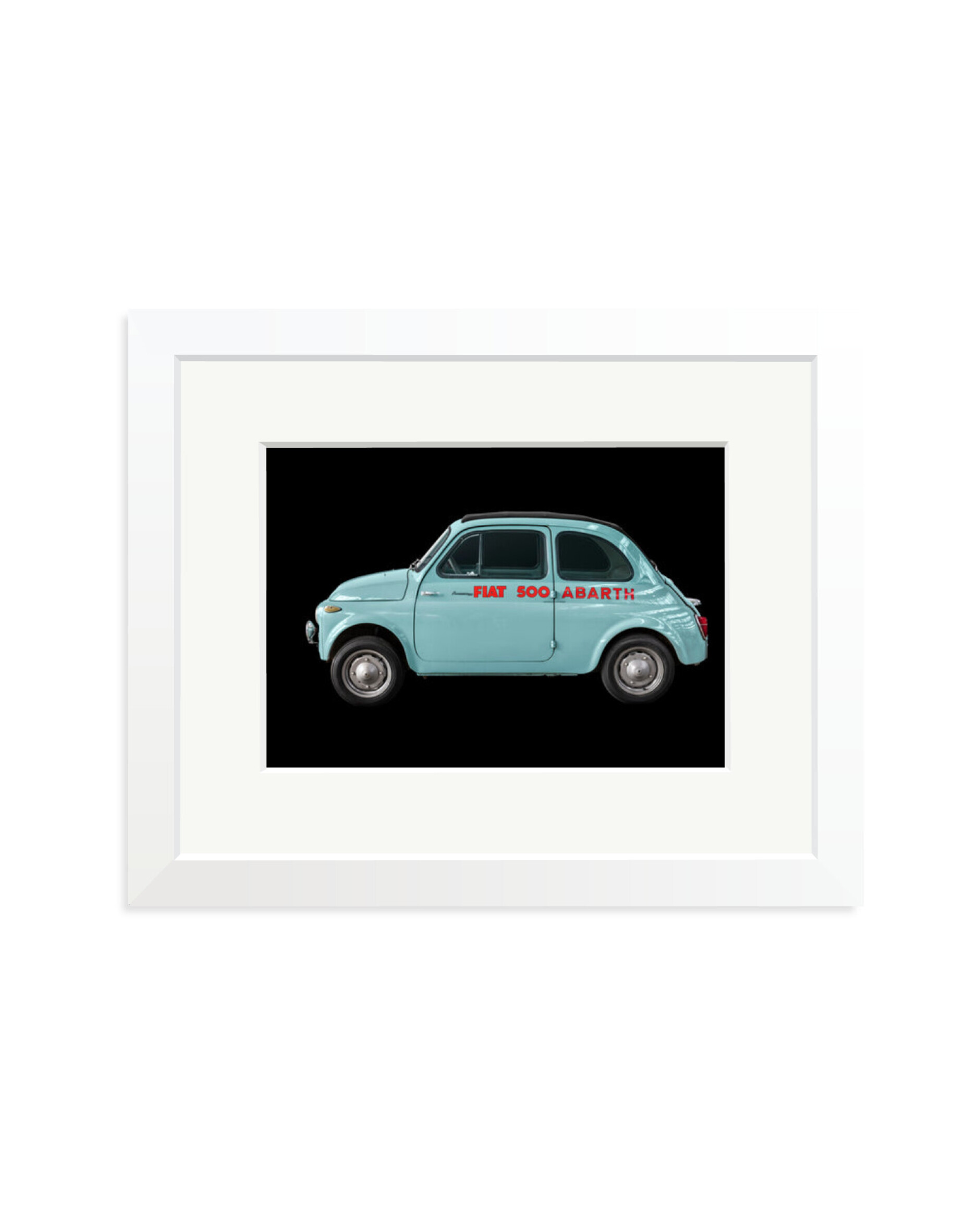 Fiat 500 Abarth White / Small
