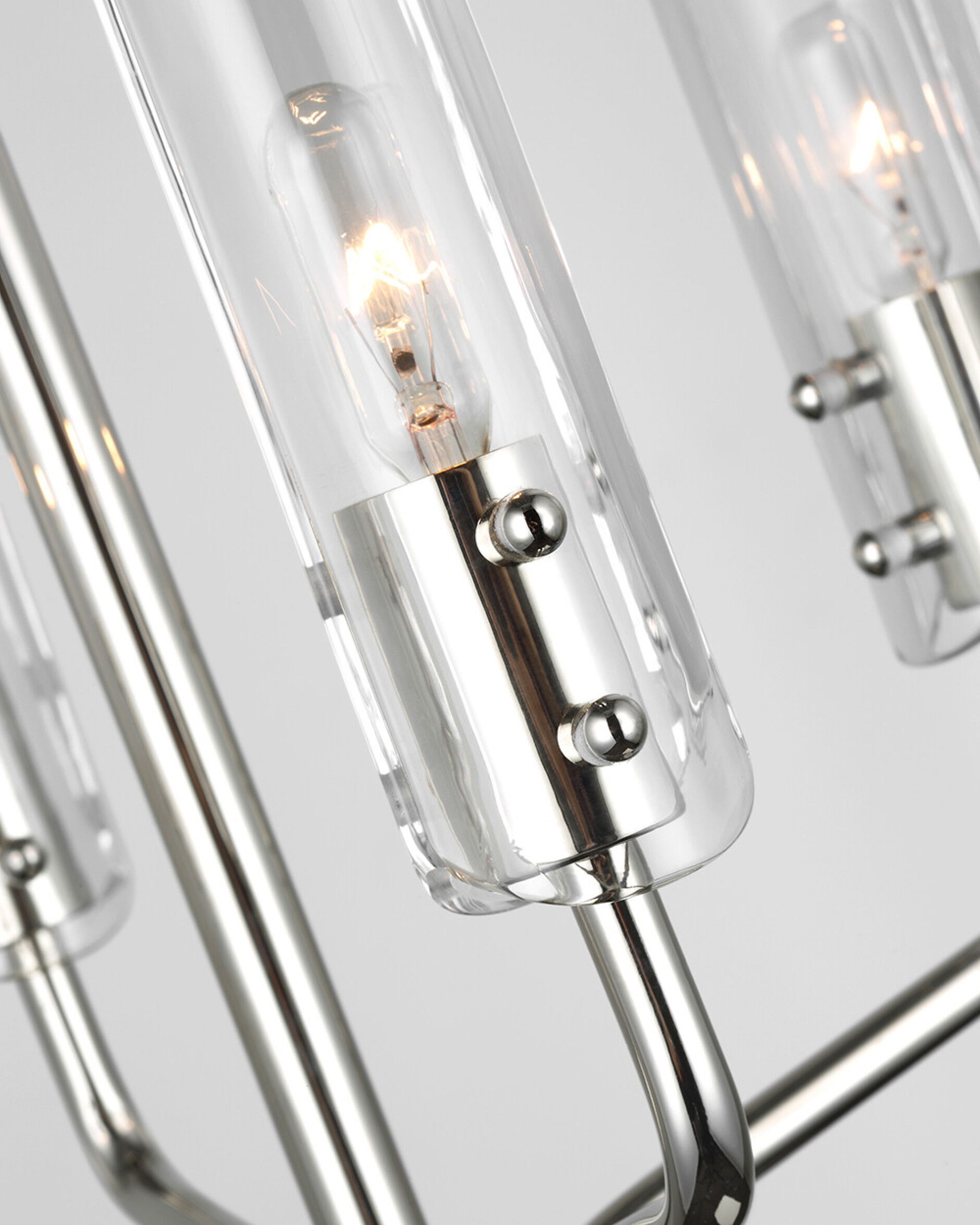 Casoria Petite Chandelier Polished Nickel