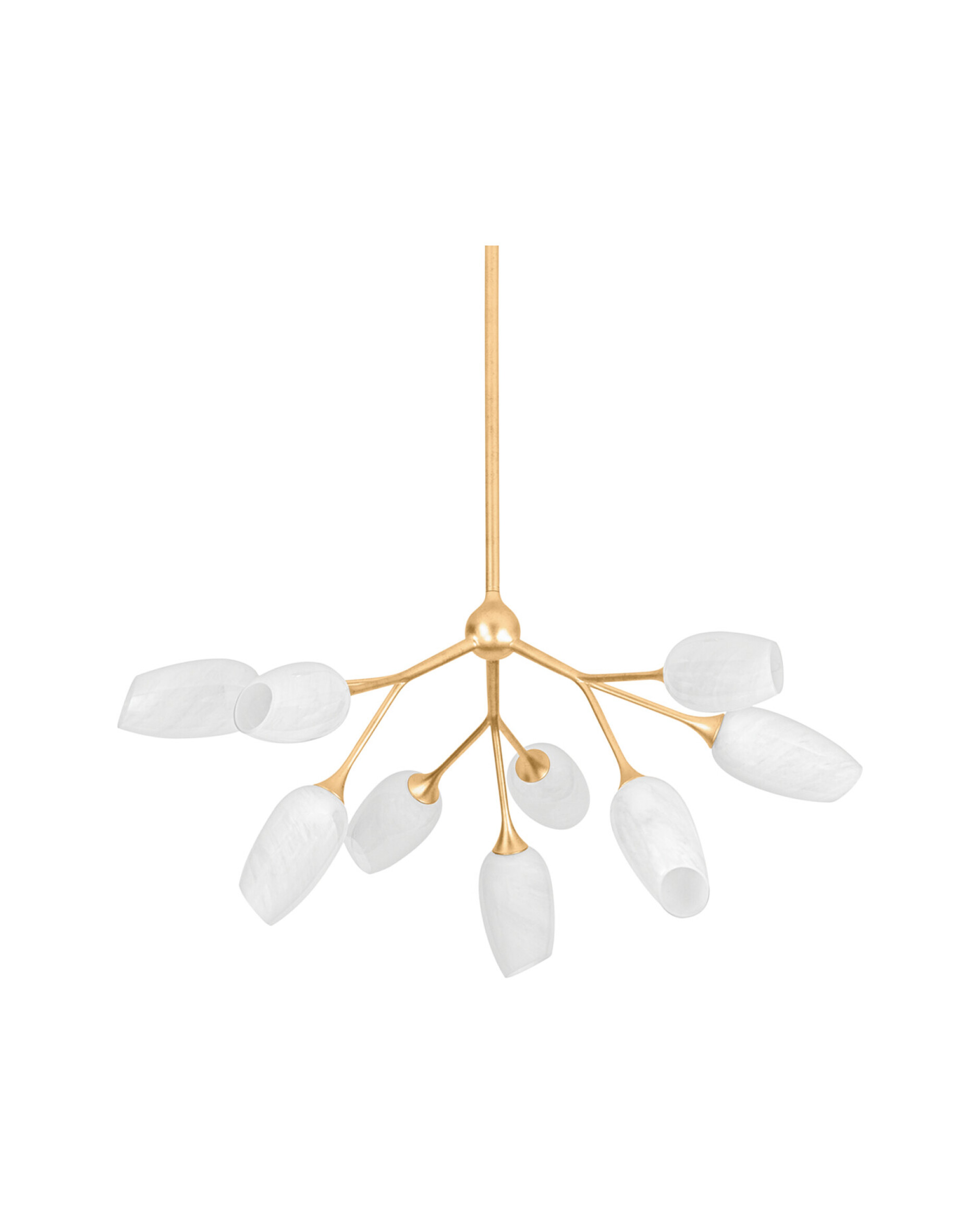 Aldean lysekrone vintage gold