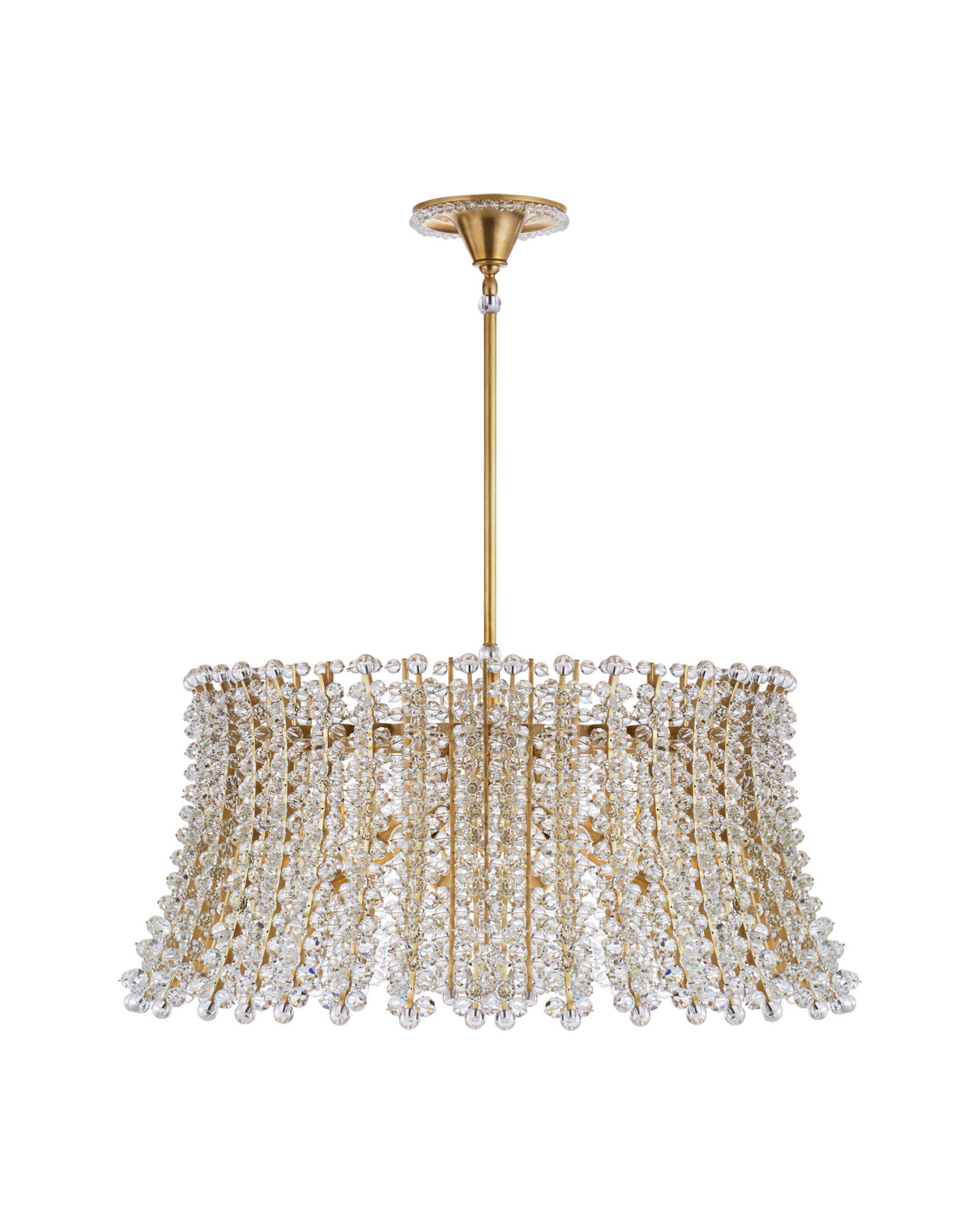 Serafina Drum takkrona antik mässing