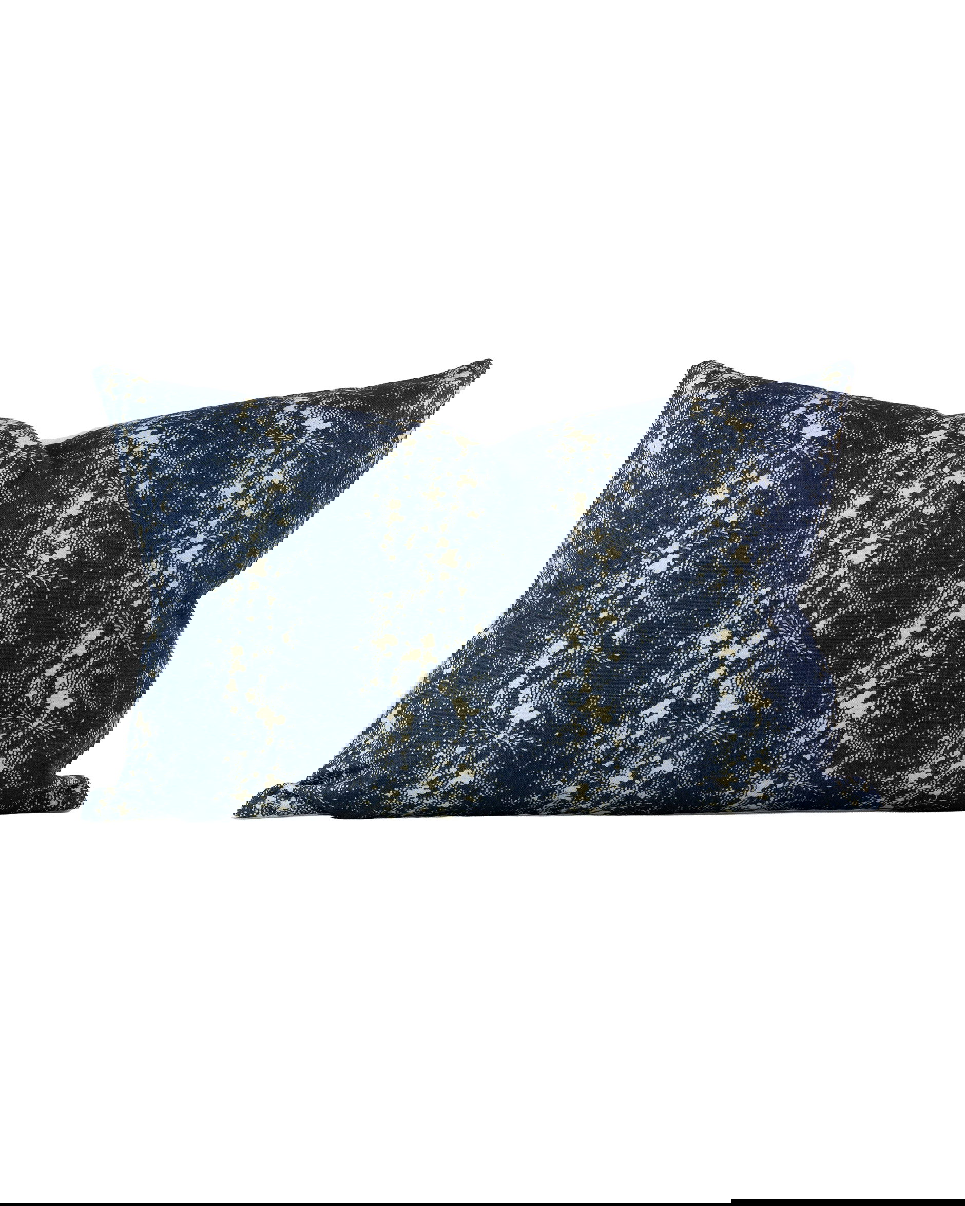 Barnacle Stripe cushion cover, dark blue