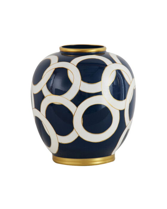 Corfou urne blå/hvit