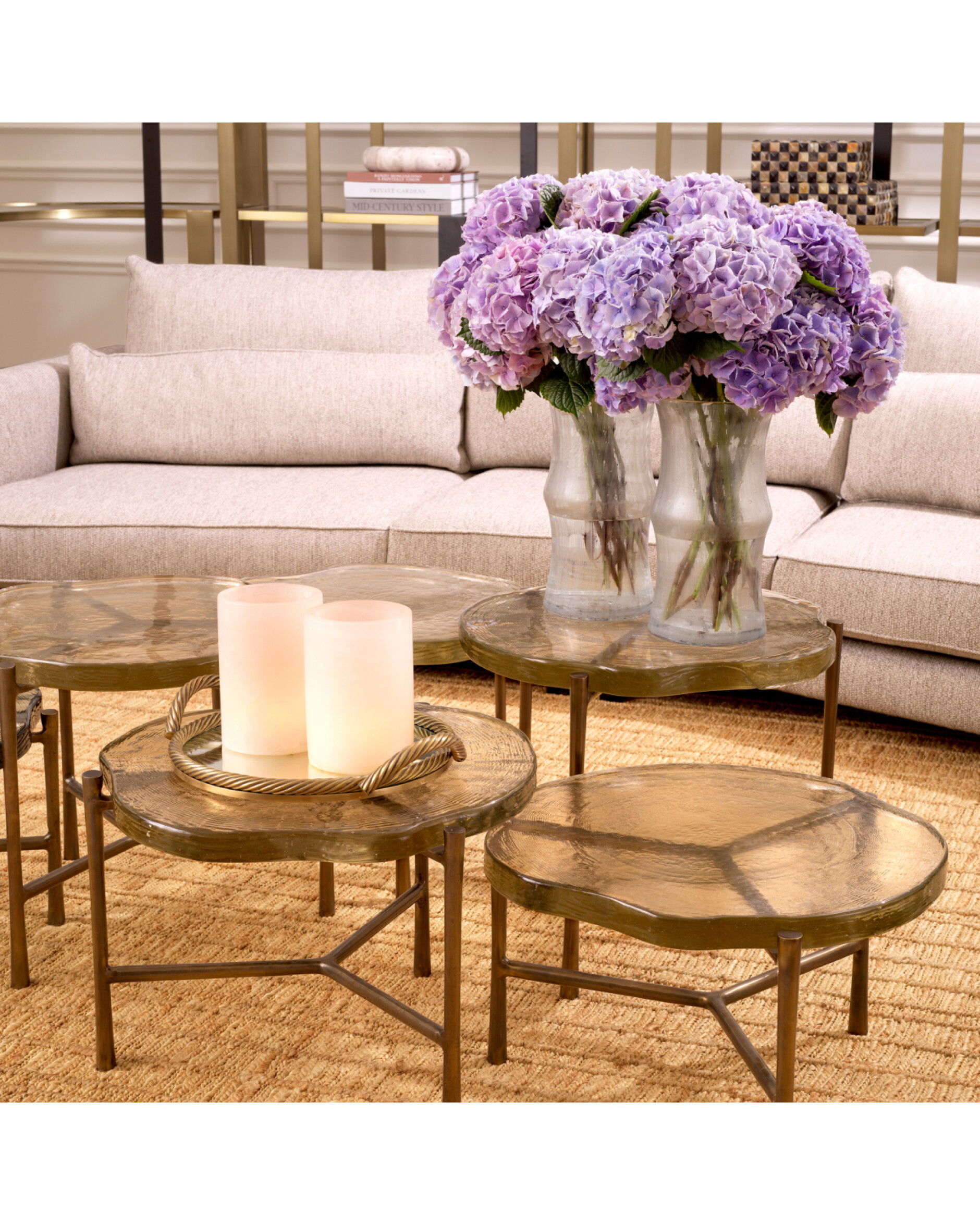 Baldovini soffbord glas 3-set