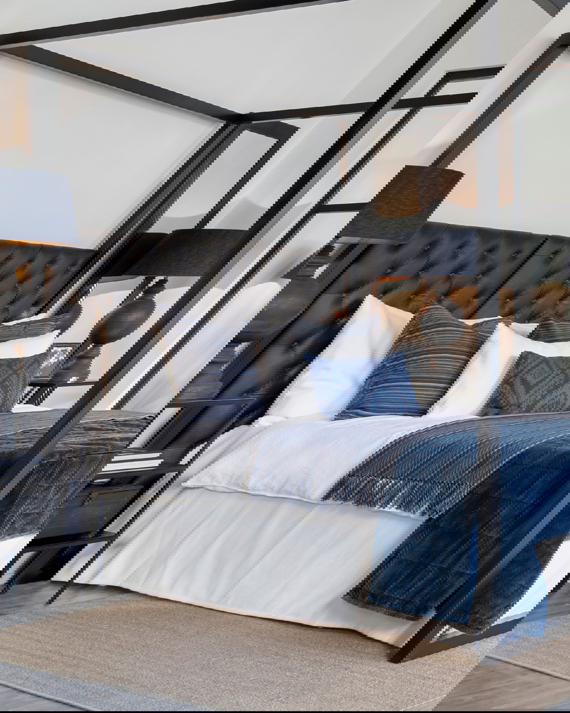 Vienna sänggavel svart